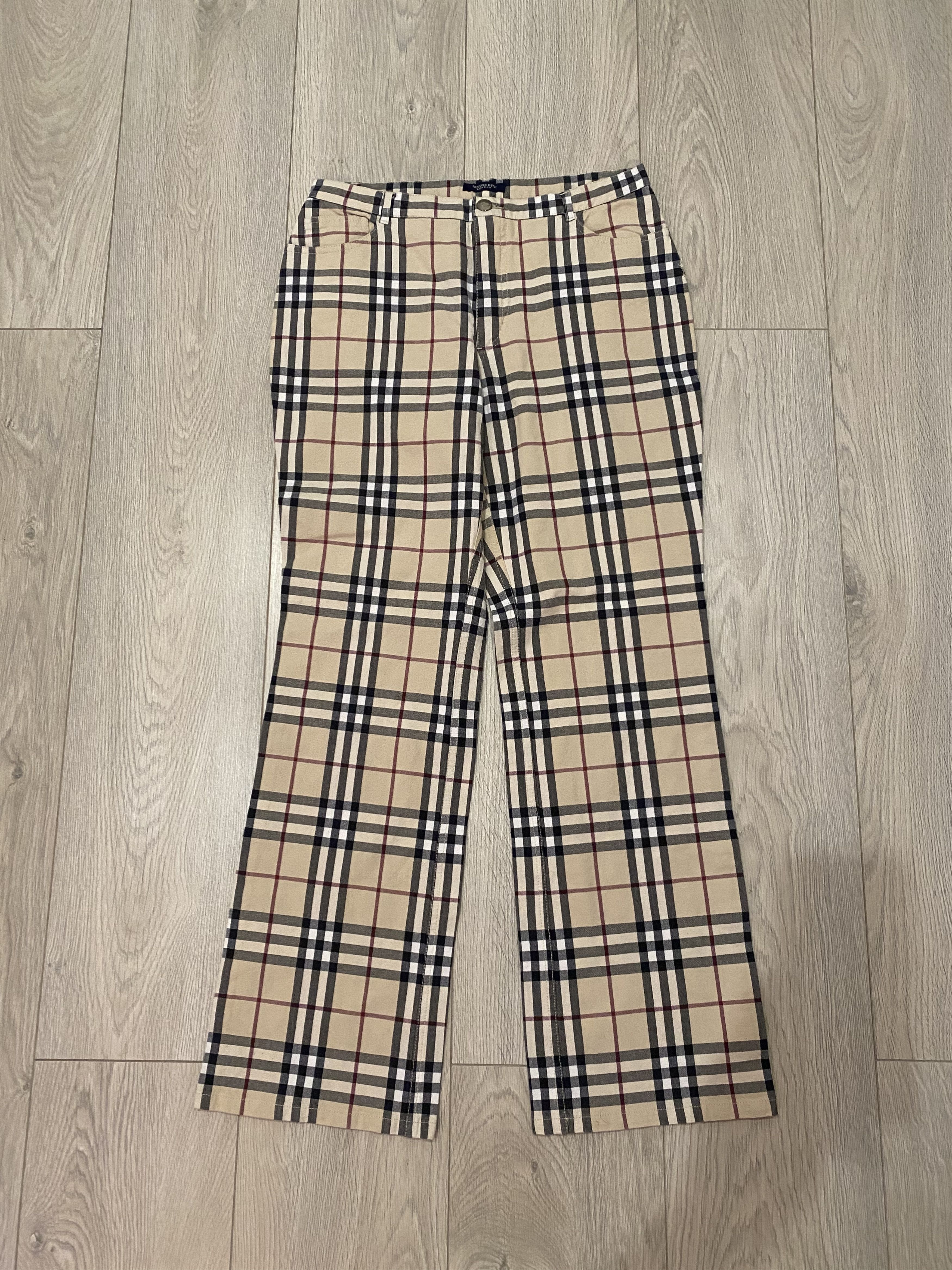 image of Burberry London Nova Check Pants Us8, Women's (Size 30)