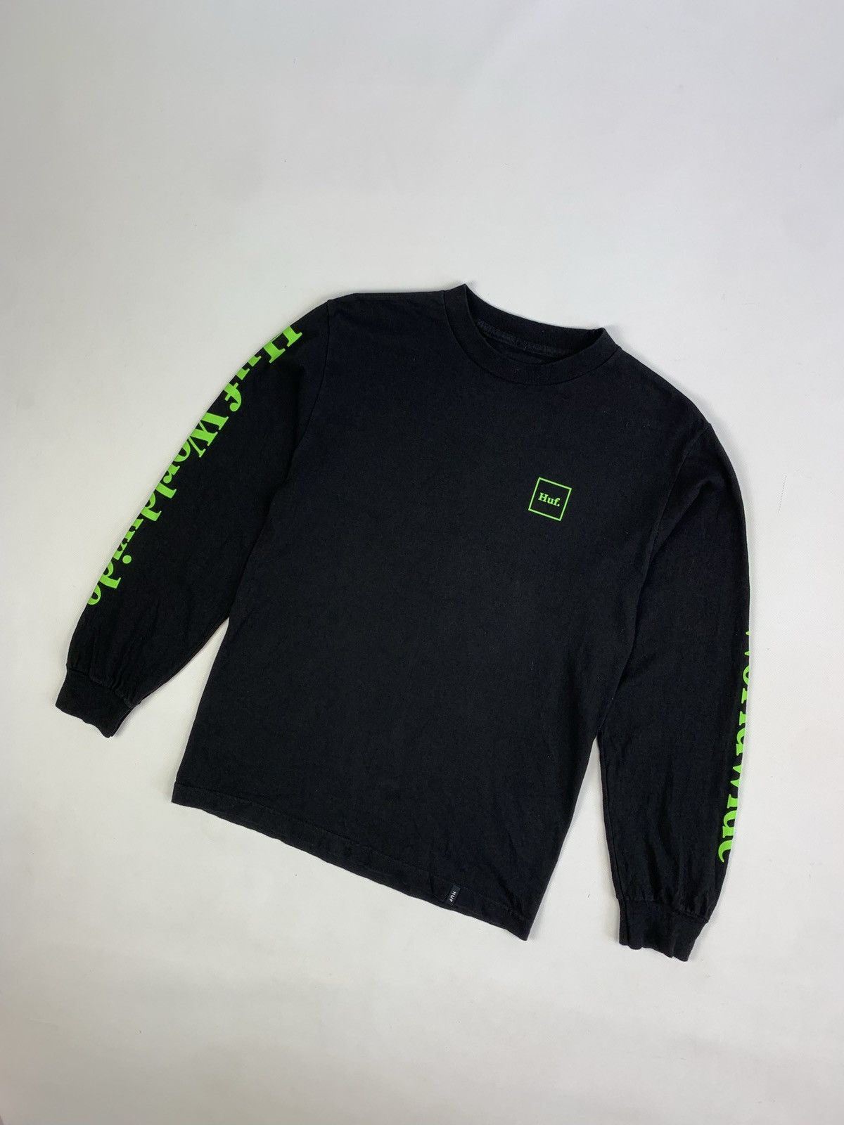 Huf Huf big sleeves logo men’s long sleeve tee Size US S / EU 44-46 / 1 - 1 Thumbnail