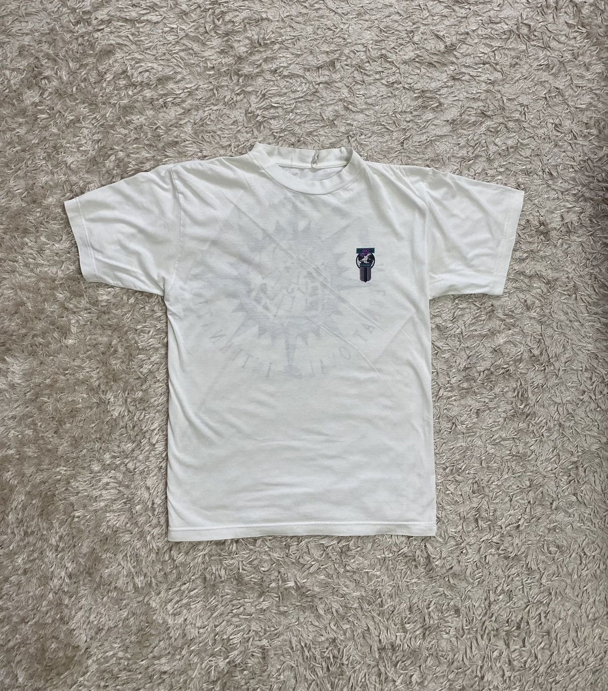 Nike × Vintage RARE Nike international white t-shirt 90s retro Size US L / EU 52-54 / 3 - 2 Thumbnail