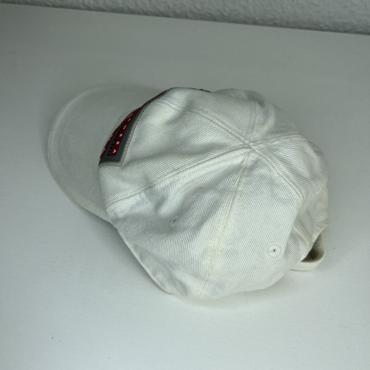Prada Prada Milano Luna Rossa 2013 Big Logo Italy Hat Cap White Size ONE SIZE - 4 Thumbnail