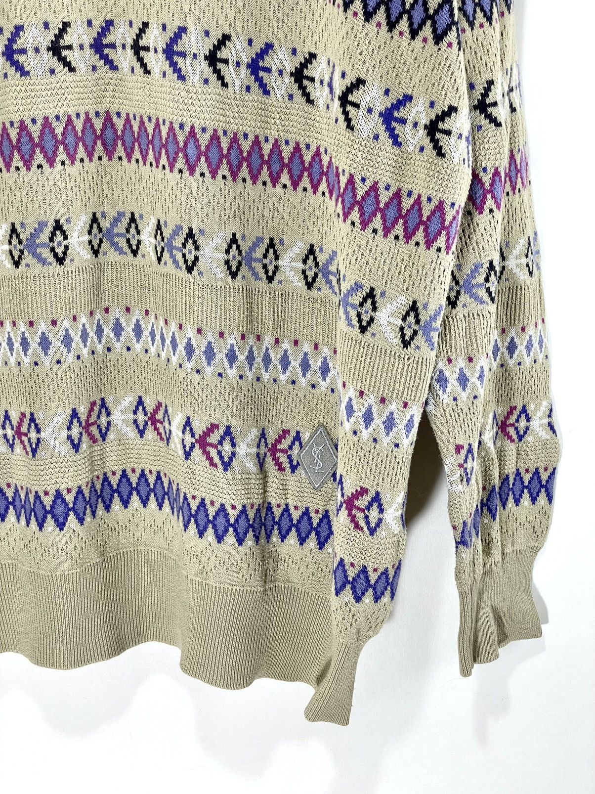 Yves Saint Laurent ysl vintage sweater Size US L / EU 52-54 / 3 - 3 Thumbnail