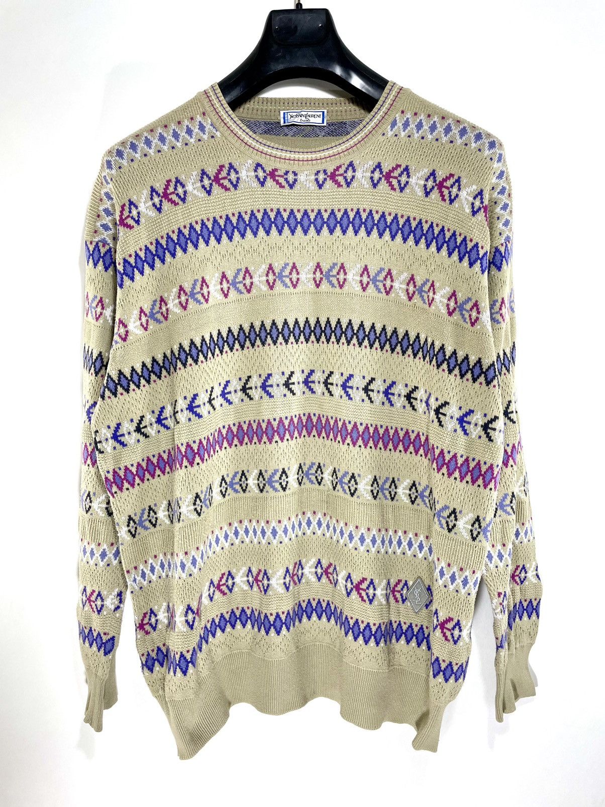 Yves Saint Laurent ysl vintage sweater Size US L / EU 52-54 / 3 - 1 Thumbnail