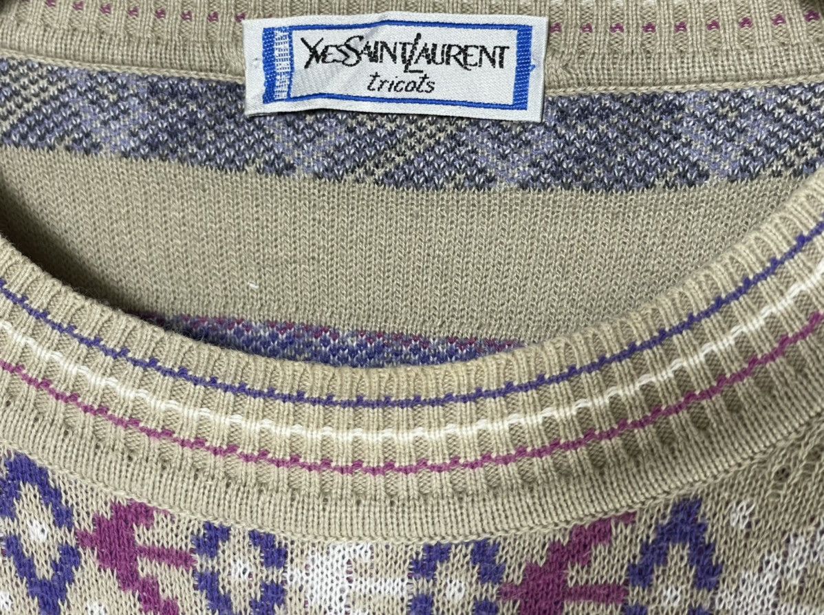 Yves Saint Laurent ysl vintage sweater Size US L / EU 52-54 / 3 - 5 Thumbnail