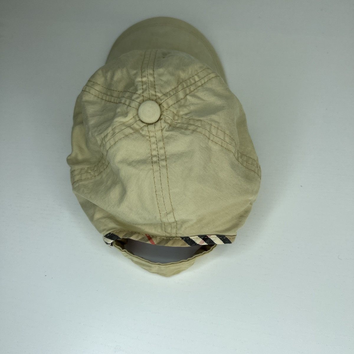 Burberry Burberry Burberrys Beige Logo Hat Cap Nova Check Size ONE SIZE - 3 Thumbnail