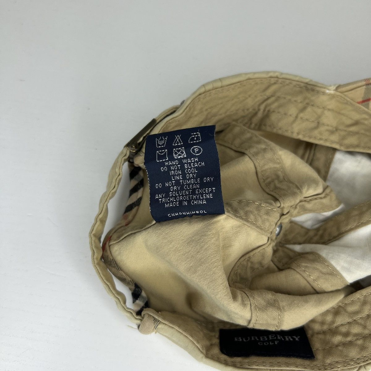 Burberry Burberry Burberrys Beige Logo Hat Cap Nova Check Size ONE SIZE - 8 Thumbnail