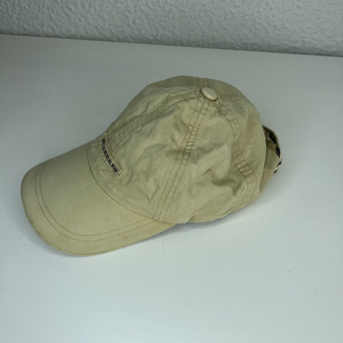 Burberry Burberry Burberrys Beige Logo Hat Cap Nova Check Size ONE SIZE - 2 Thumbnail
