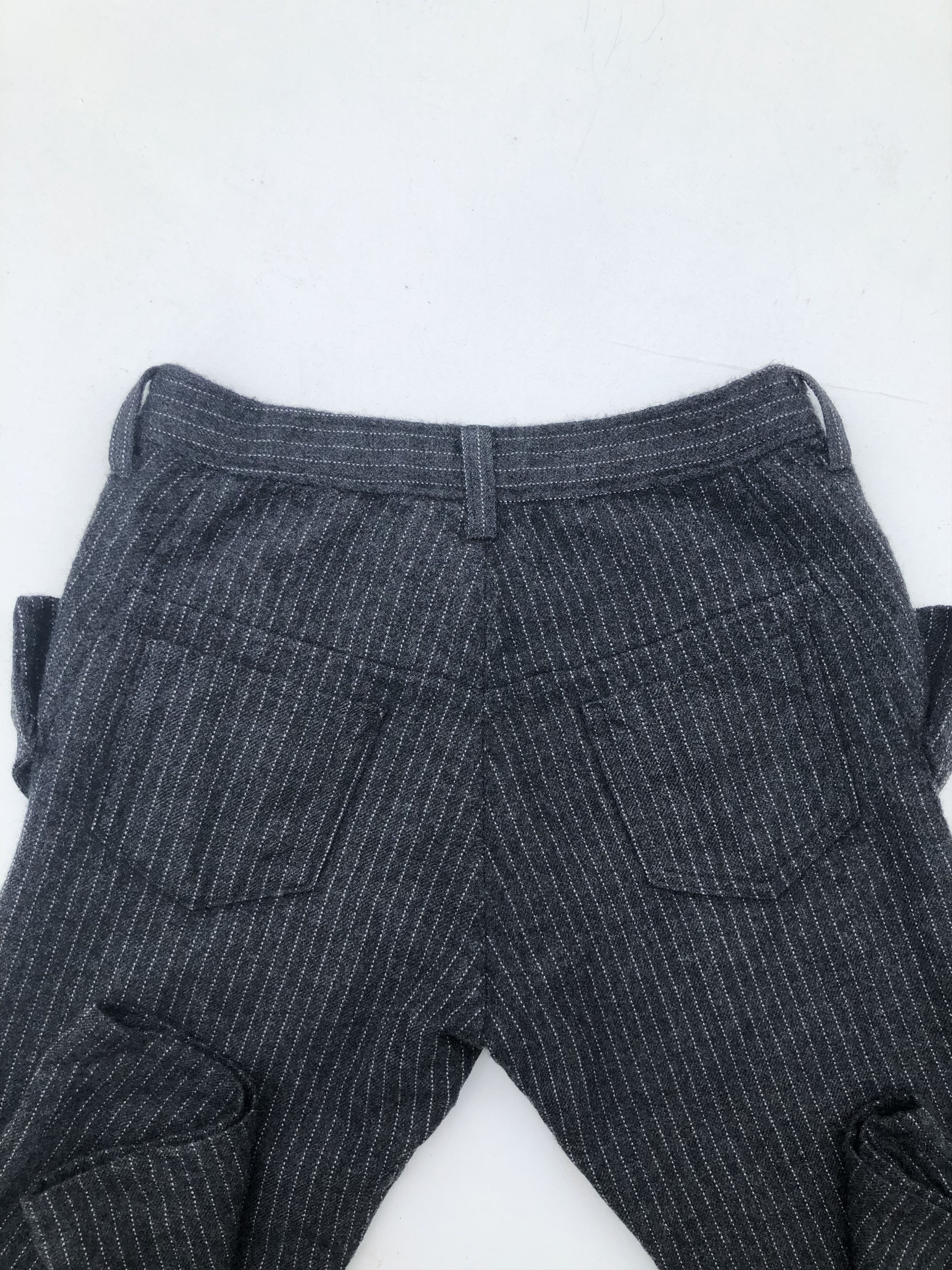 Comme des Garcons RARE🔥FW2003 RUNWAY JUNYA WATANABE x CDG BOW CORSAGE WOOL Size 29" - 8 Thumbnail
