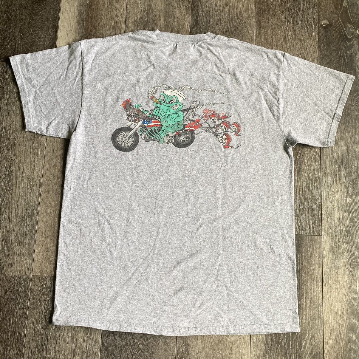 Vintage Vintage Y2K I Know a Man in Thailand with a Wooden Cock Tee Size US L / EU 52-54 / 3 - 5 Thumbnail