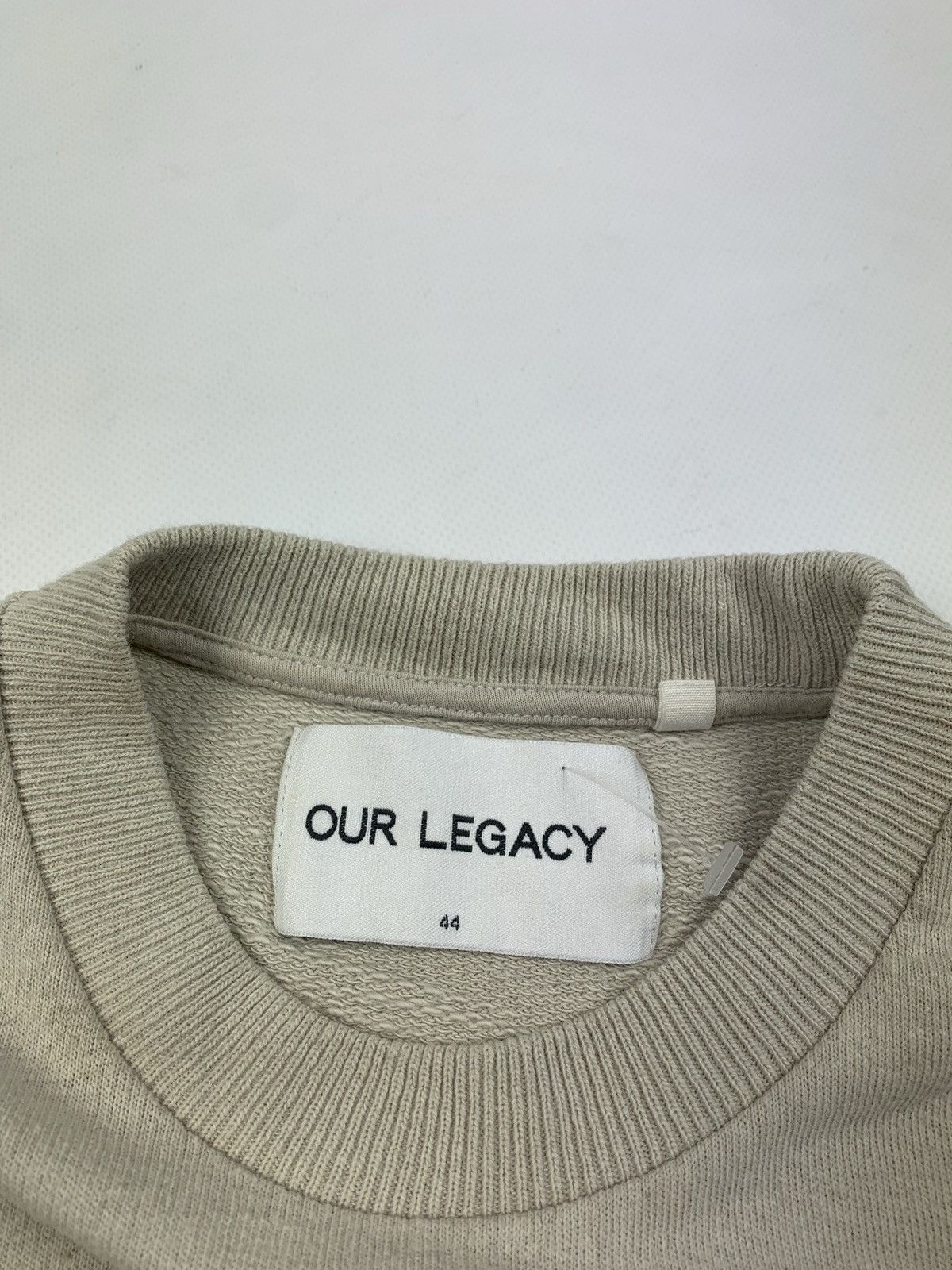 Our Legacy Our Legacy short sleeve cotton linen sweatshirt crewneck Size US XS / EU 42 / 0 - 6 Thumbnail