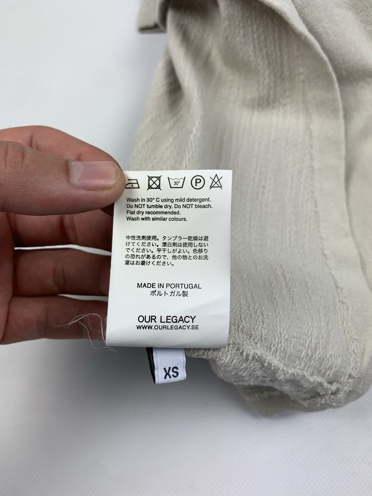 Our Legacy Our Legacy short sleeve cotton linen sweatshirt crewneck Size US XS / EU 42 / 0 - 8 Thumbnail