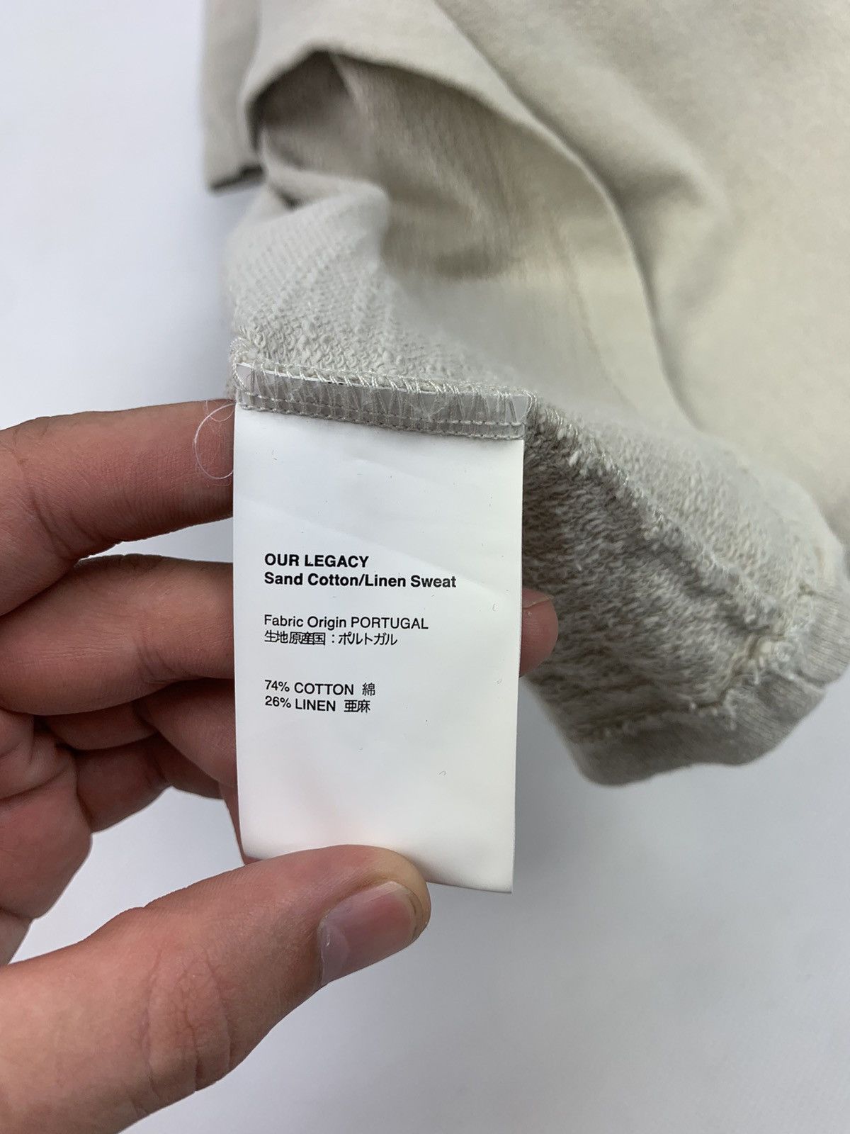 Our Legacy Our Legacy short sleeve cotton linen sweatshirt crewneck Size US XS / EU 42 / 0 - 7 Thumbnail