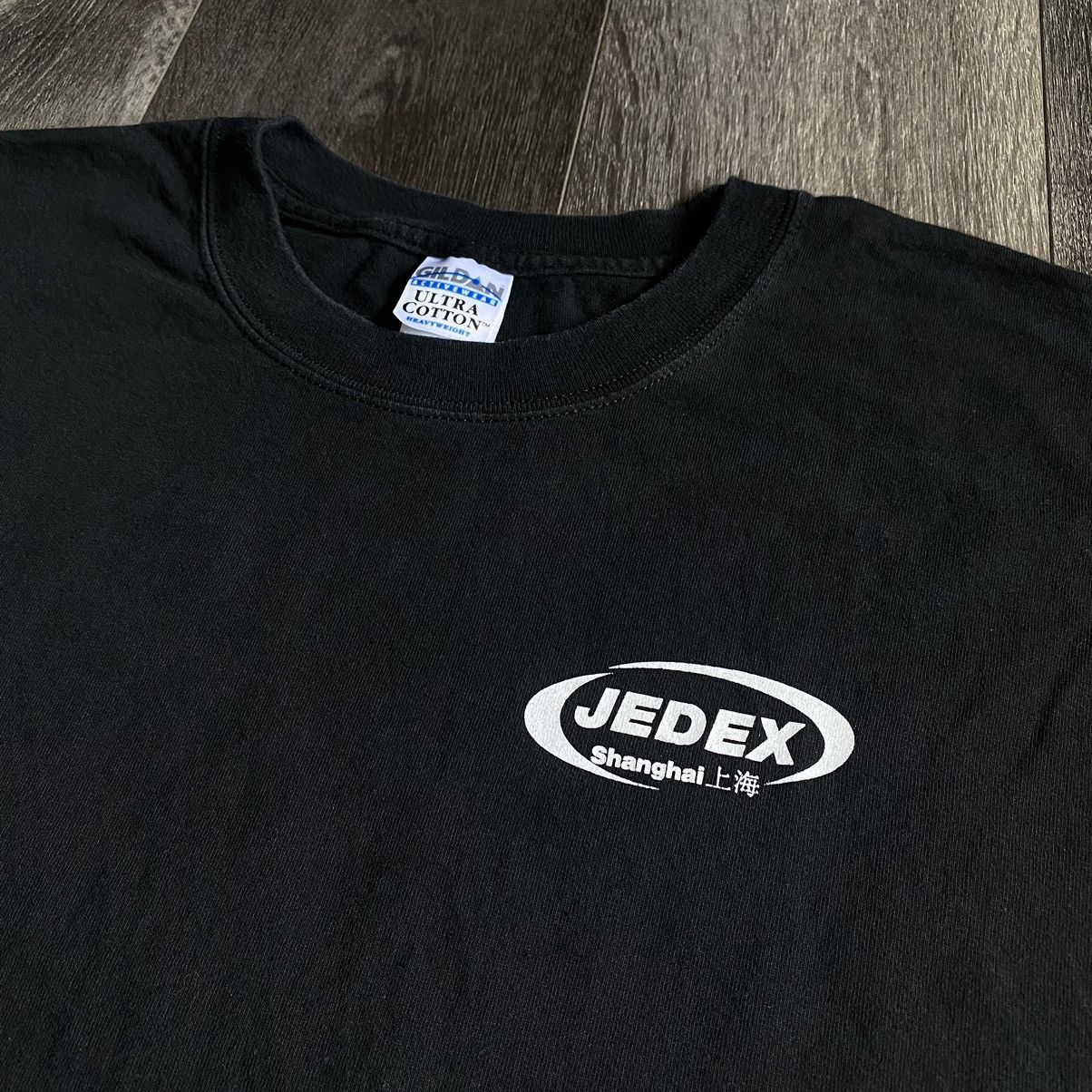 Other × Vintage Vintage 2000s Jedex Technology Shanghai China Logo Tee Shirt Size US XL / EU 56 / 4 - 1 Thumbnail