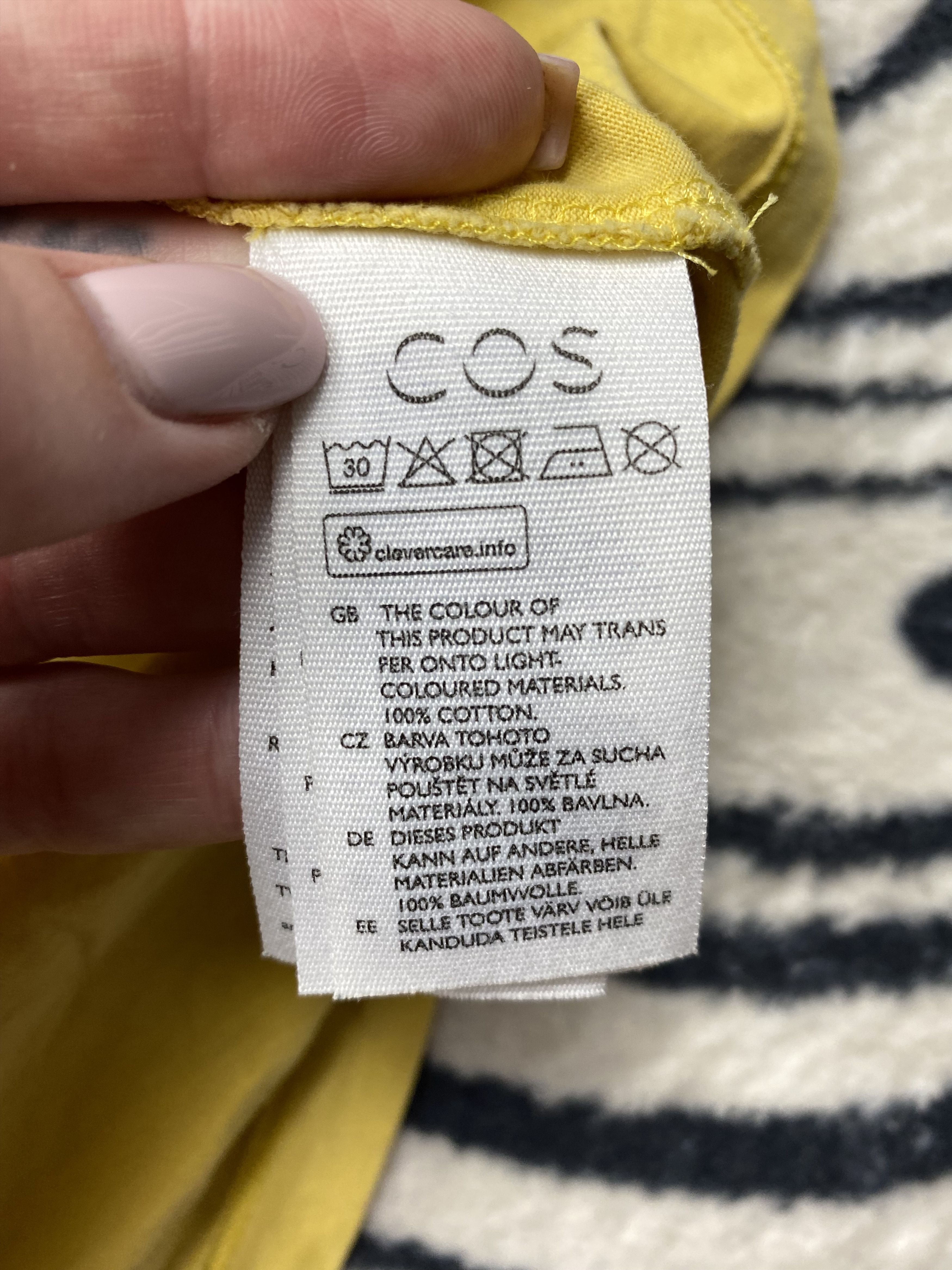 Cos × Vintage Cos Mens T-Shirt Tee Y2K Size US M / EU 48-50 / 2 - 4 Thumbnail