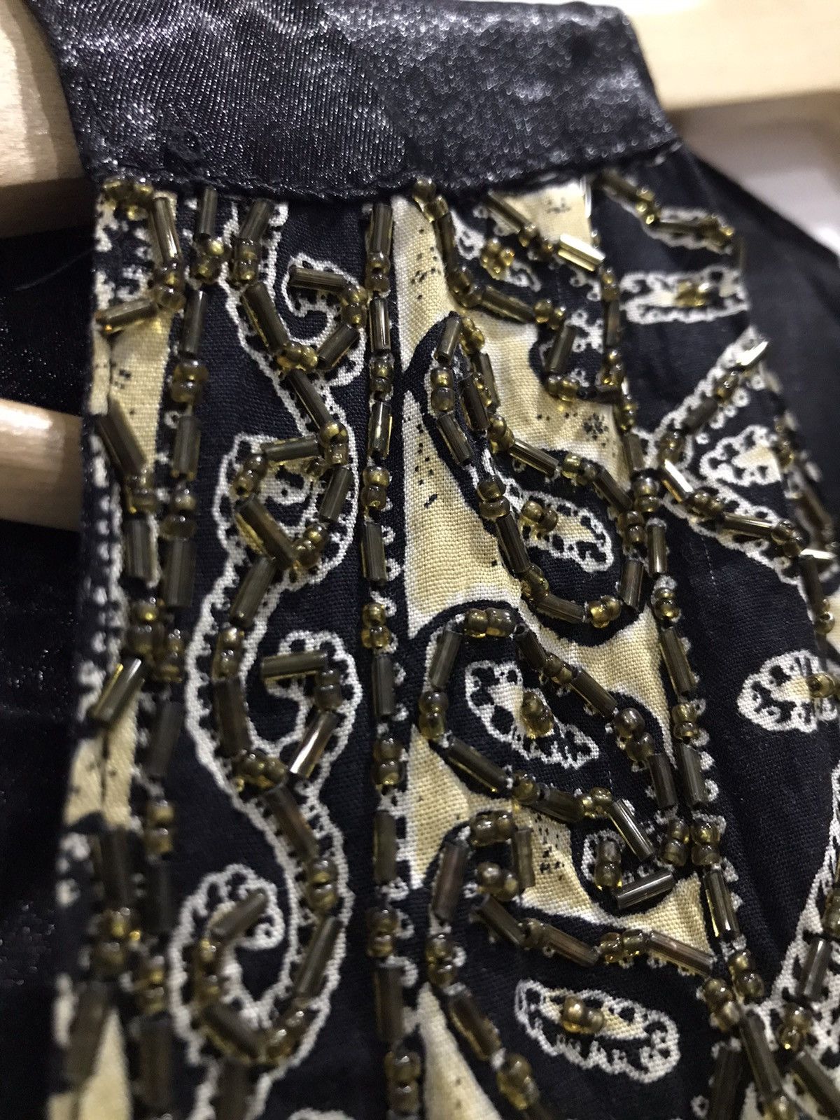 Japanese Brand Vintage super rare beads vest Size 36R - 9 Thumbnail