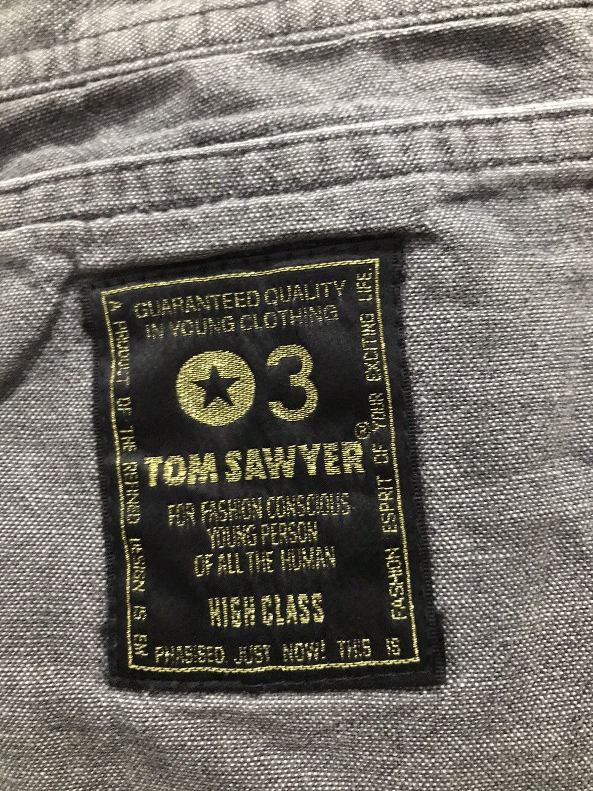 Japanese Brand Tom Sawyer distressed trashed trouser pants Size US 28 / EU 44 - 14 Thumbnail