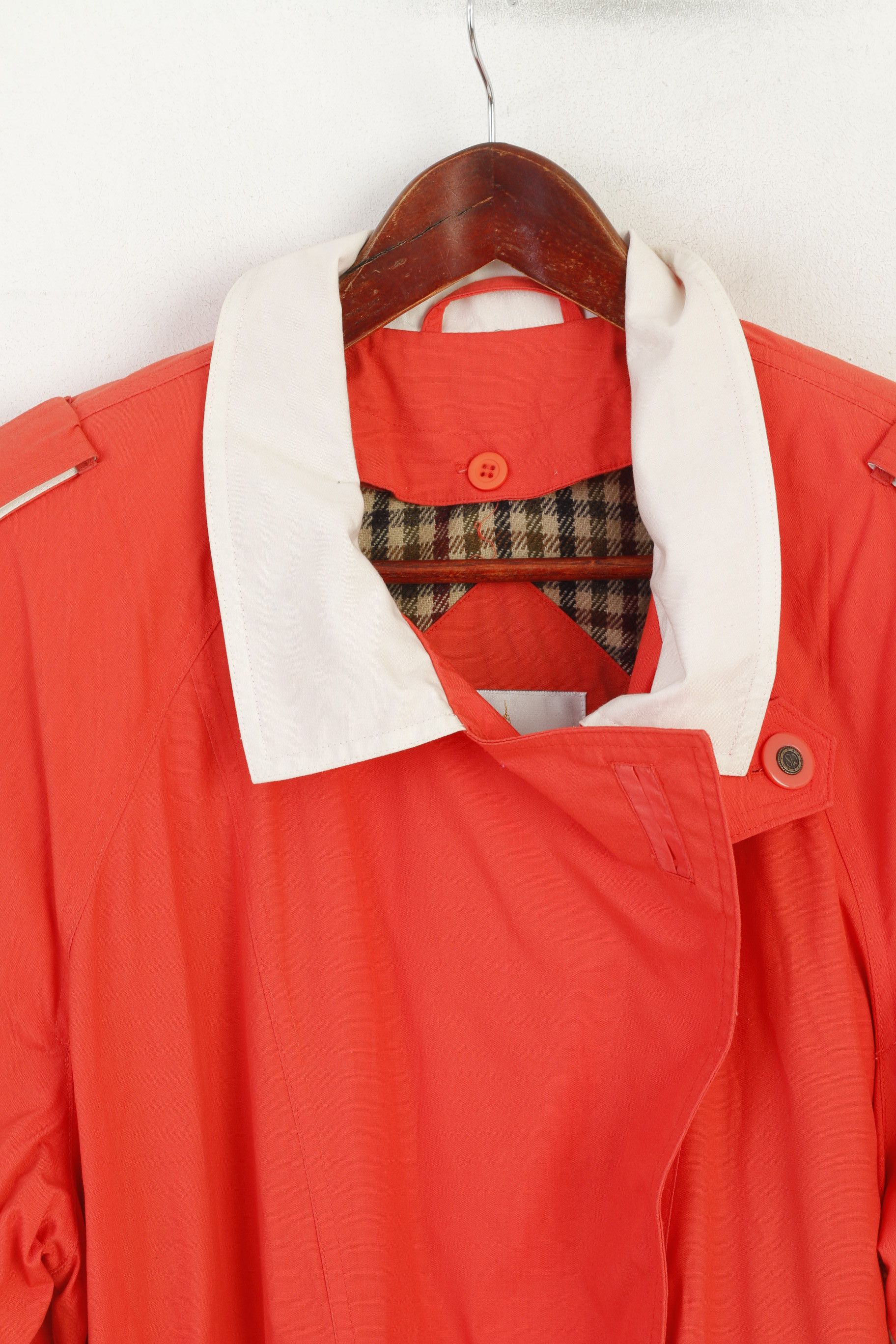 Vintage Misty Harbor Women L Coat Peach Cotton Vintage 80s 7608 Size L / US 10 / IT 46 - 2 Thumbnail