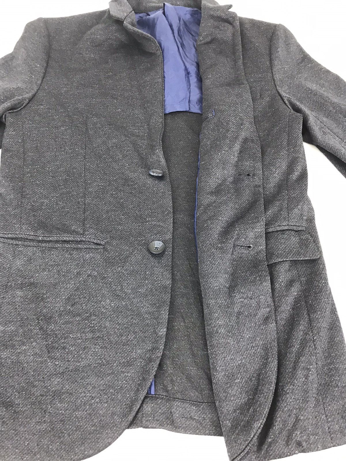 Japanese Brand Abahouse Ecru Blazer Coat Jacket Classic Double Pocket Size 36S - 3 Thumbnail