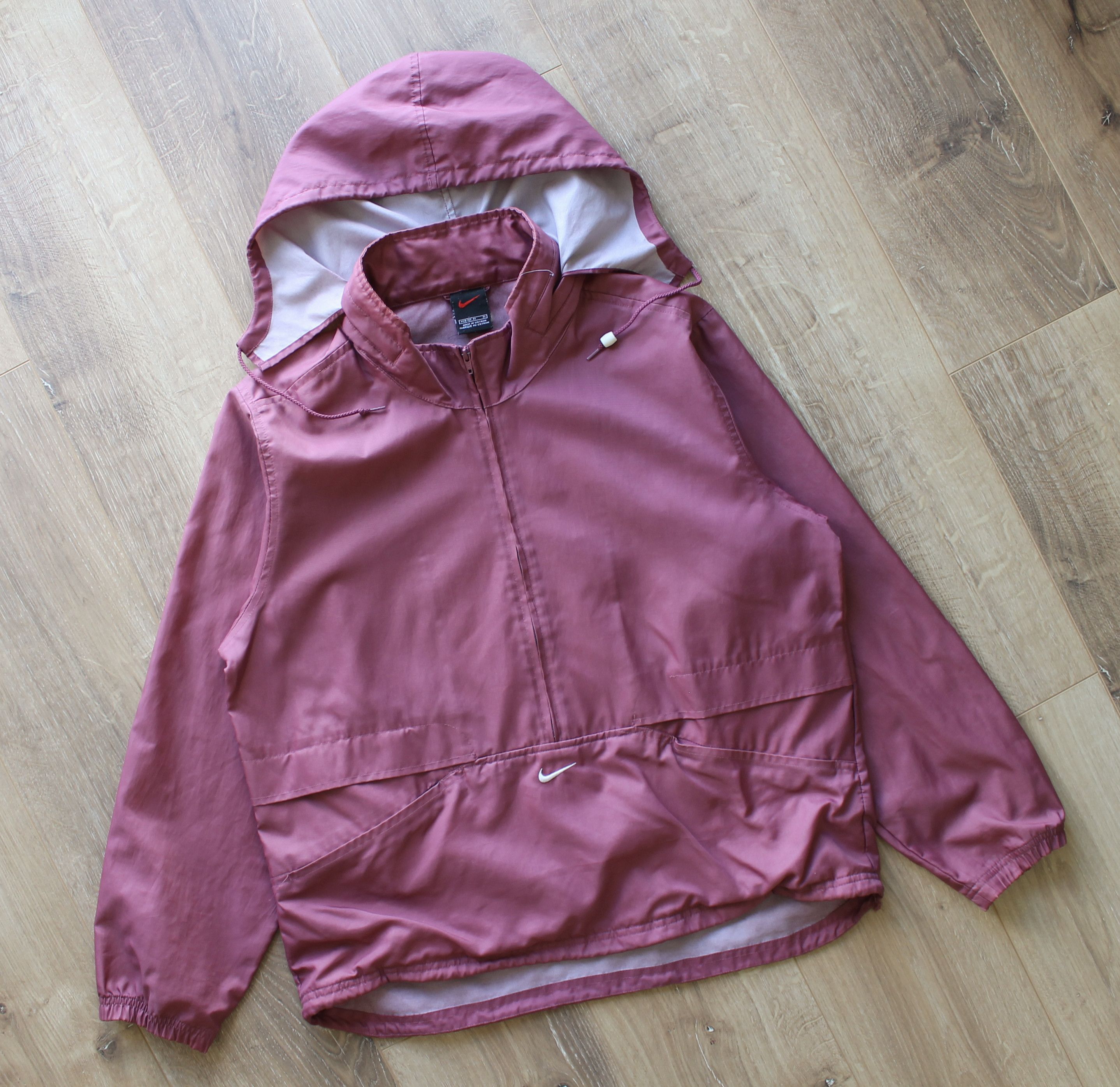 Nike Vintage Nike Embroidered center swoosh anorak light jacket Size US M / EU 48-50 / 2 - 1 Thumbnail