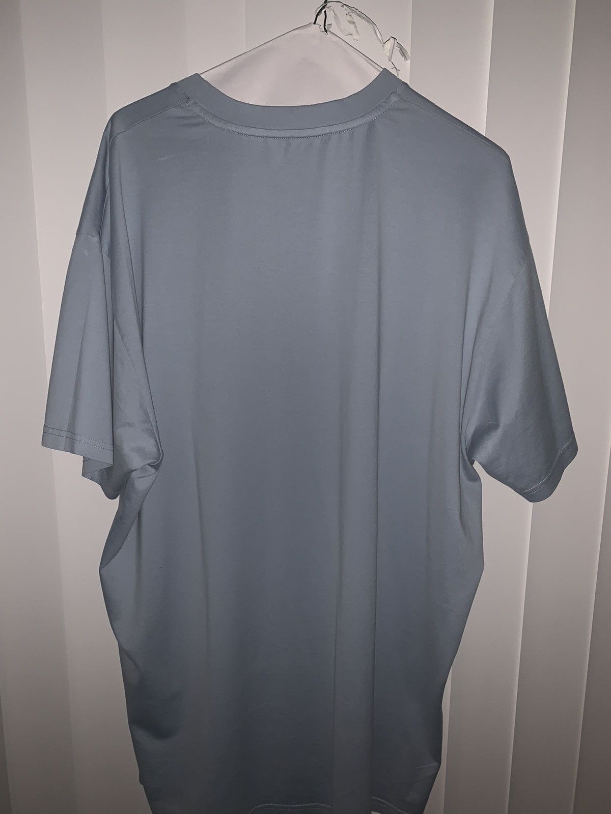 Givenchy Light Blue Oversized Paris Vintage T-Shirt Size US XL / EU 56 / 4 - 5 Thumbnail