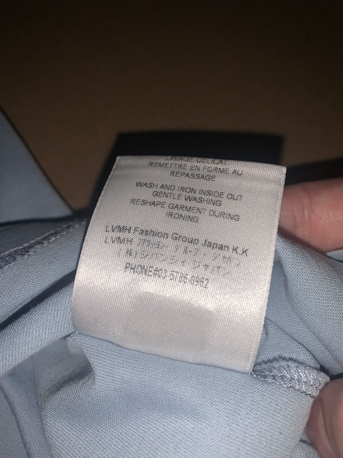Givenchy Light Blue Oversized Paris Vintage T-Shirt Size US XL / EU 56 / 4 - 4 Thumbnail
