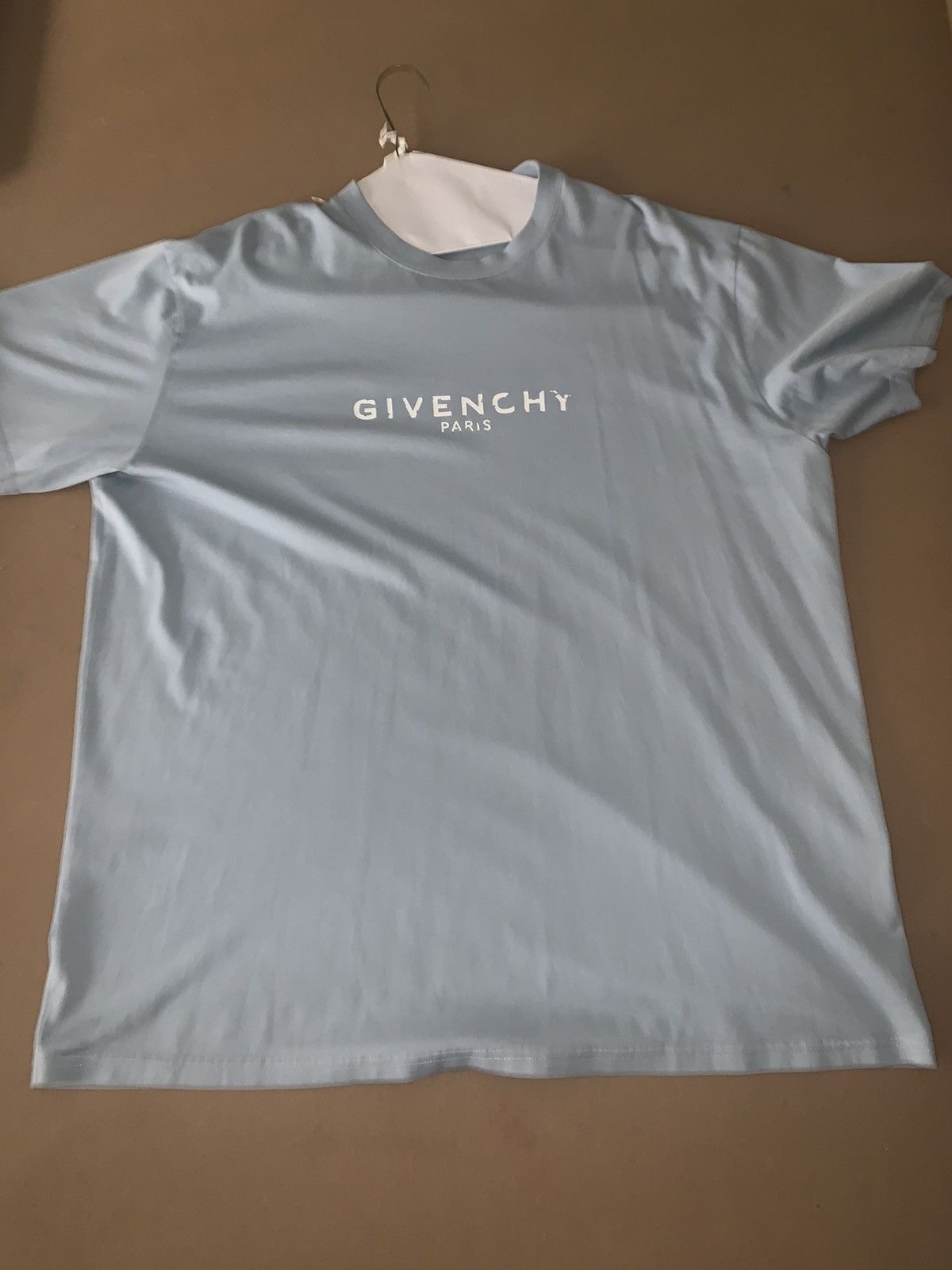 Givenchy Blue Cotton T-Shirt