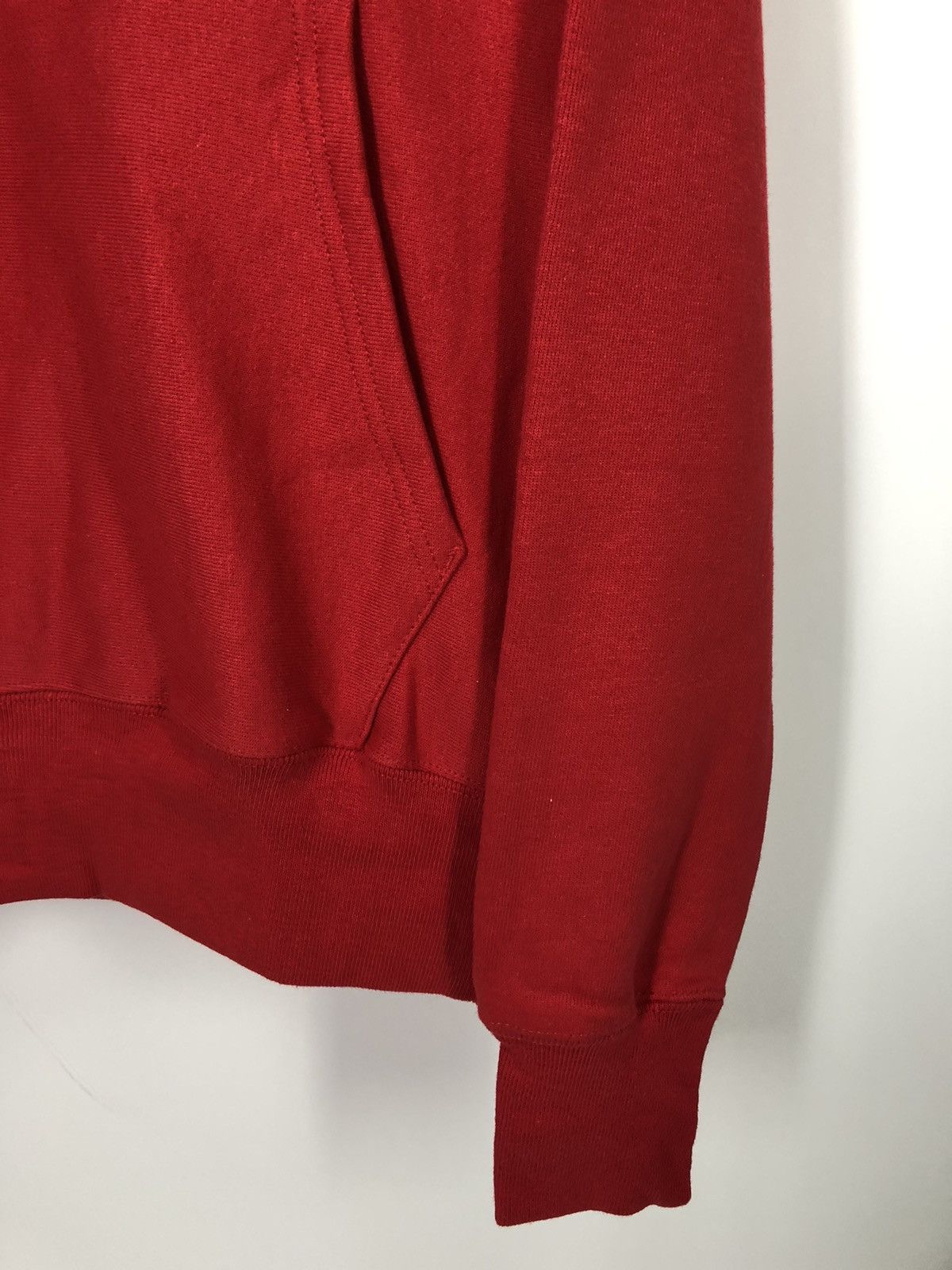 Champion Champion Reverse Weave Tiny Logo Red Hoodie Medium Size US M / EU 48-50 / 2 - 5 Thumbnail