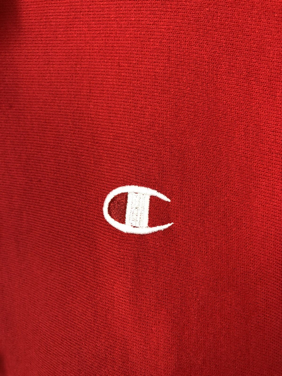 Champion Champion Reverse Weave Tiny Logo Red Hoodie Medium Size US M / EU 48-50 / 2 - 2 Thumbnail