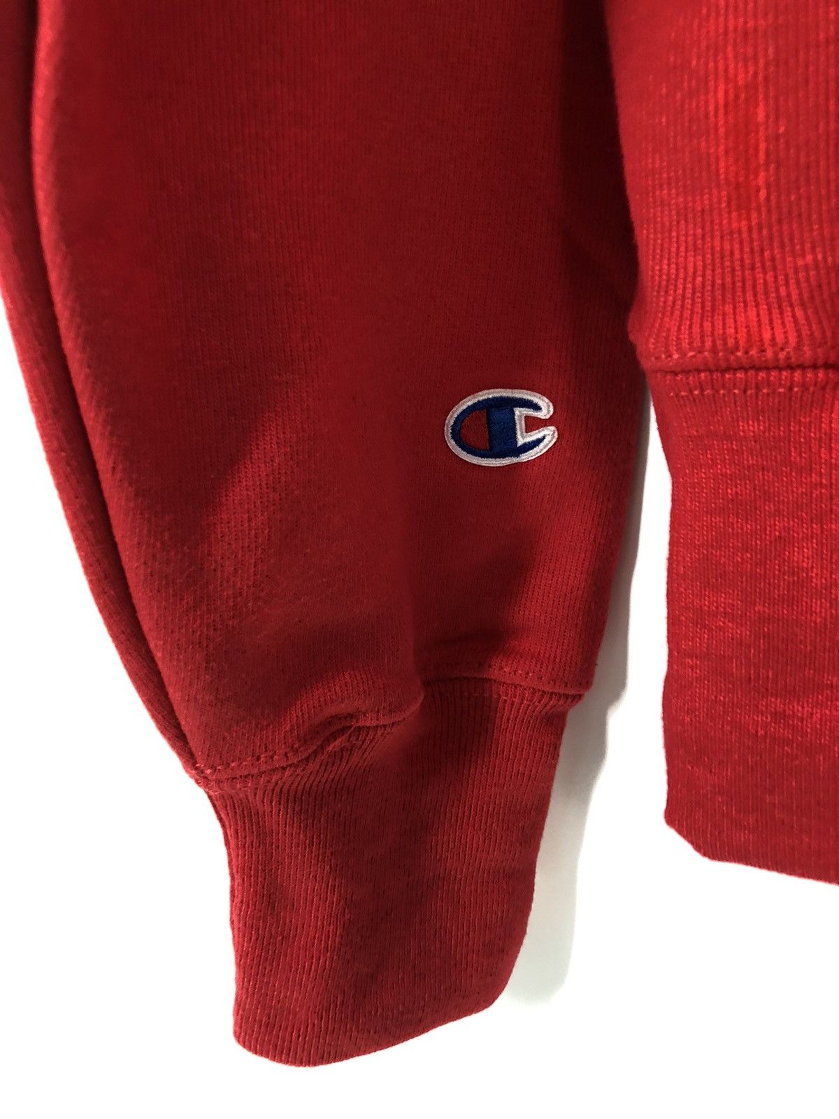 Champion Champion Reverse Weave Tiny Logo Red Hoodie Medium Size US M / EU 48-50 / 2 - 8 Thumbnail