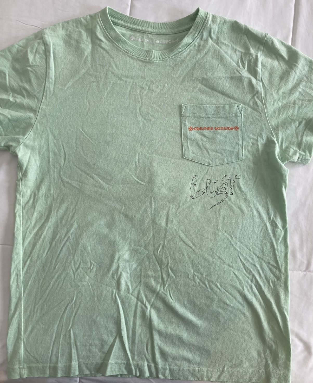 CHROME HEARTS LIGHT GREEN T-SHIRT