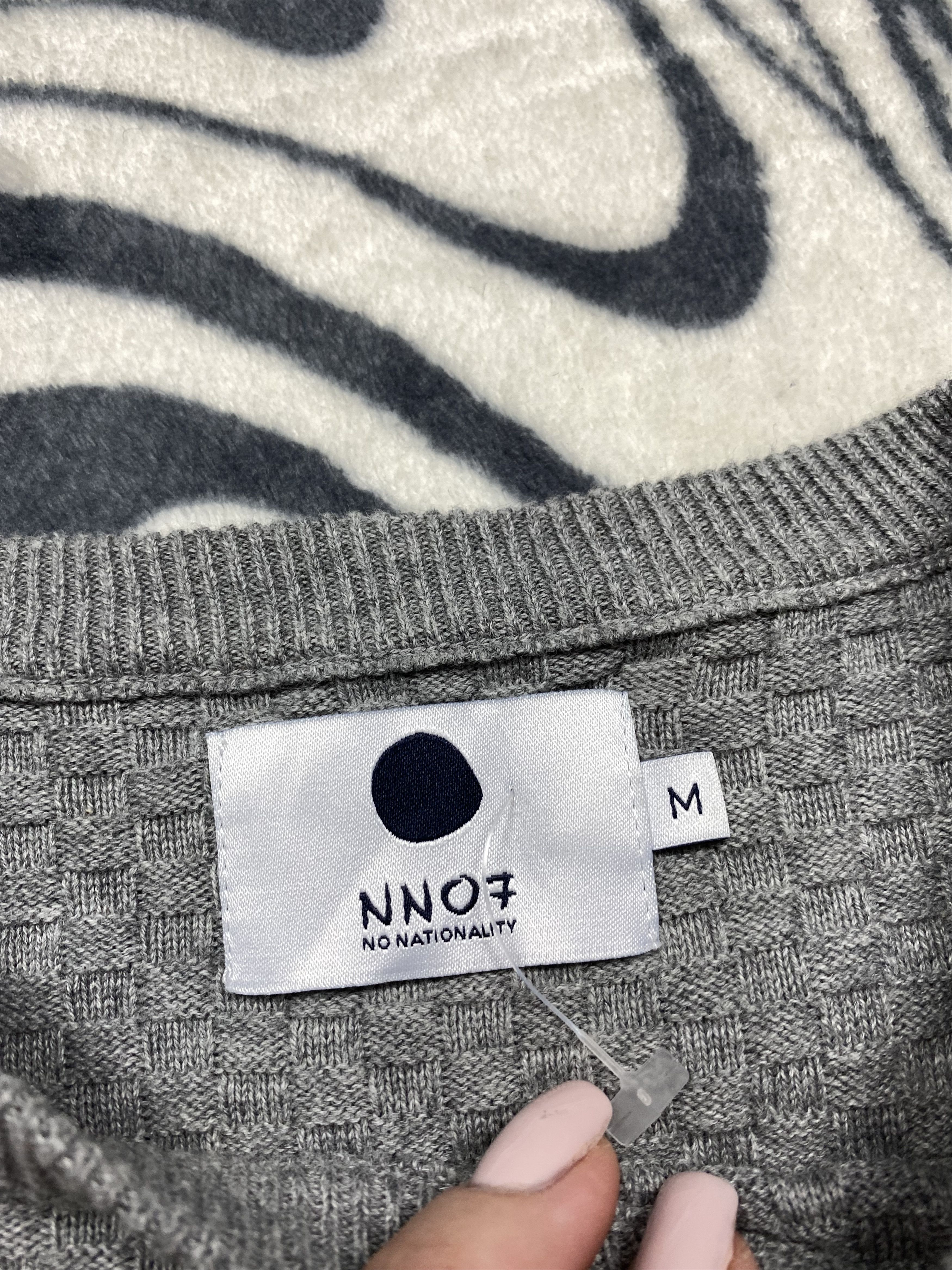 NN07 × Vintage Nn07 No Nationality Mens Sweater Y2K Size US M / EU 48-50 / 2 - 4 Thumbnail
