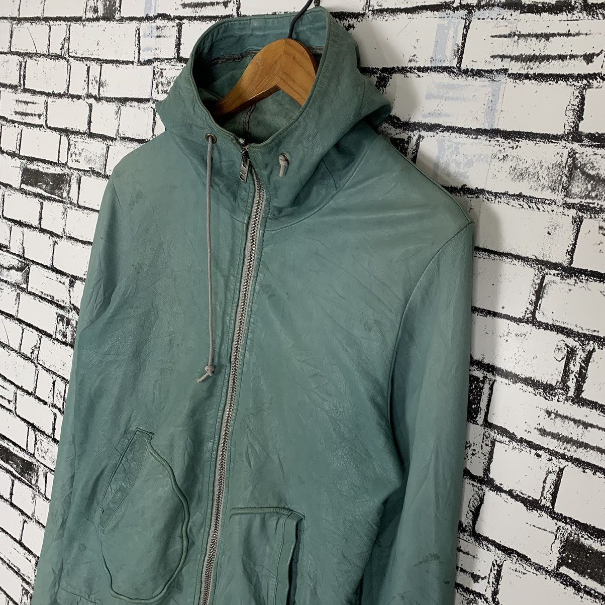 Giorgio Brato Giorgio Brato Leather Hoodie Jackets Size S / US 4 / IT 40 - 4 Thumbnail