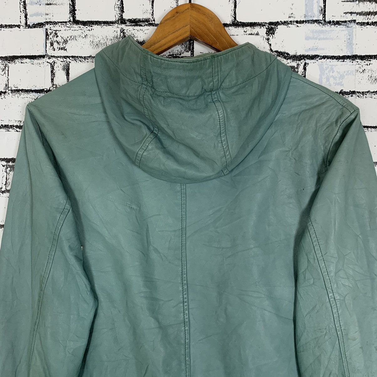 Giorgio Brato Giorgio Brato Leather Hoodie Jackets Size S / US 4 / IT 40 - 9 Thumbnail