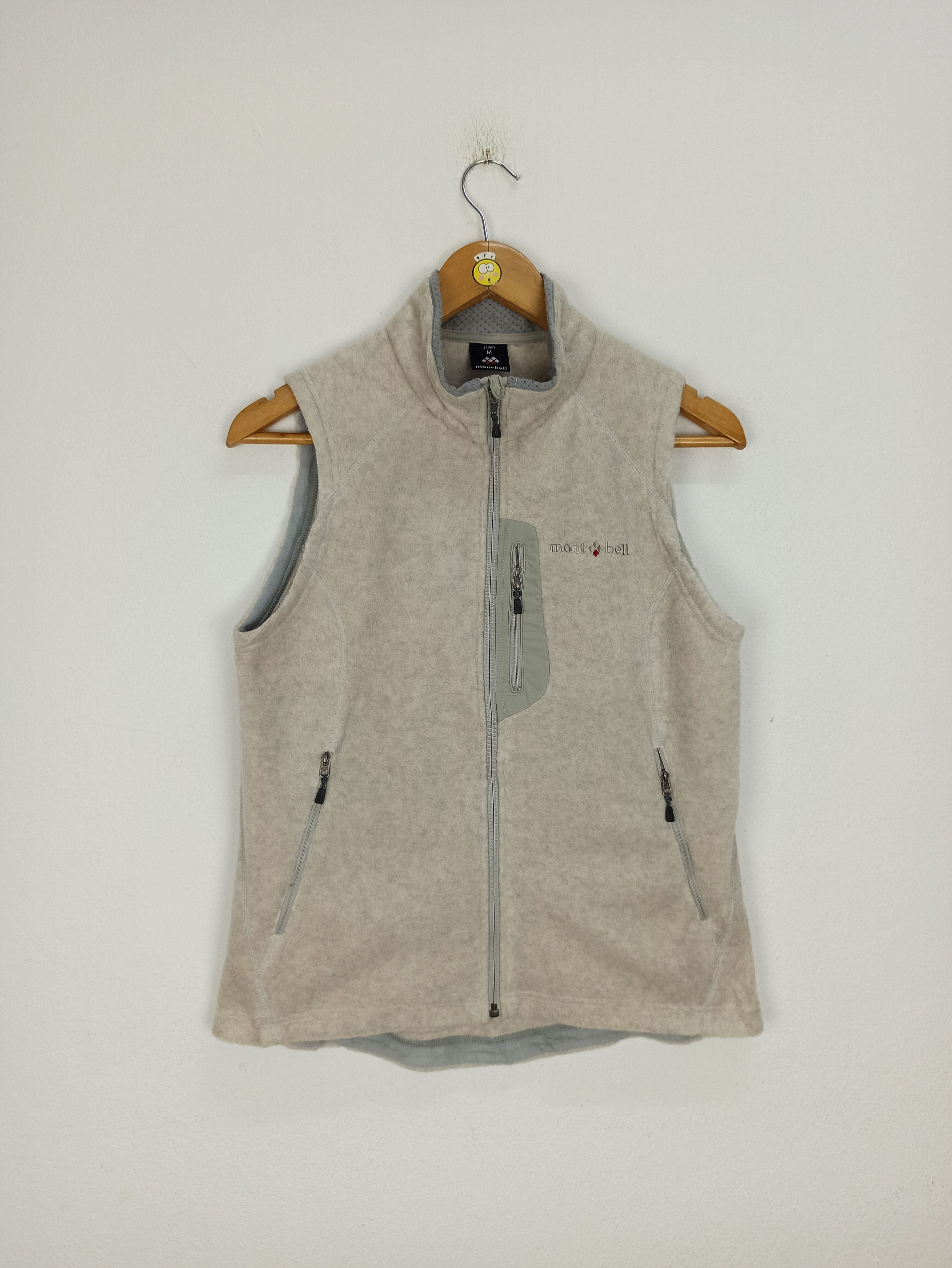 Japanese Brand Vintage Montbell Vest Fleece JAPAN single Pocket Size US M / EU 48-50 / 2 - 1 Thumbnail