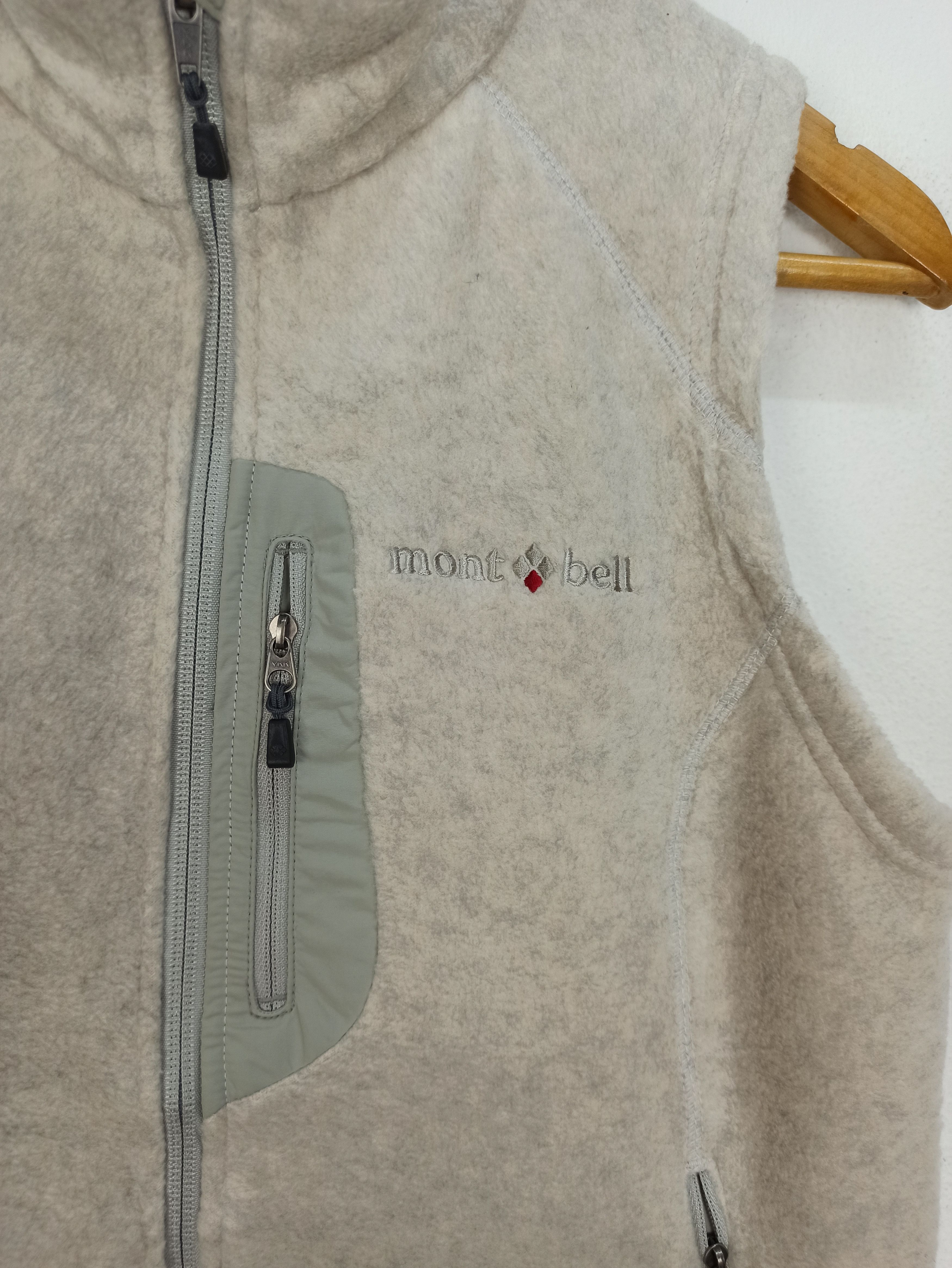 Japanese Brand Vintage Montbell Vest Fleece JAPAN single Pocket Size US M / EU 48-50 / 2 - 2 Thumbnail