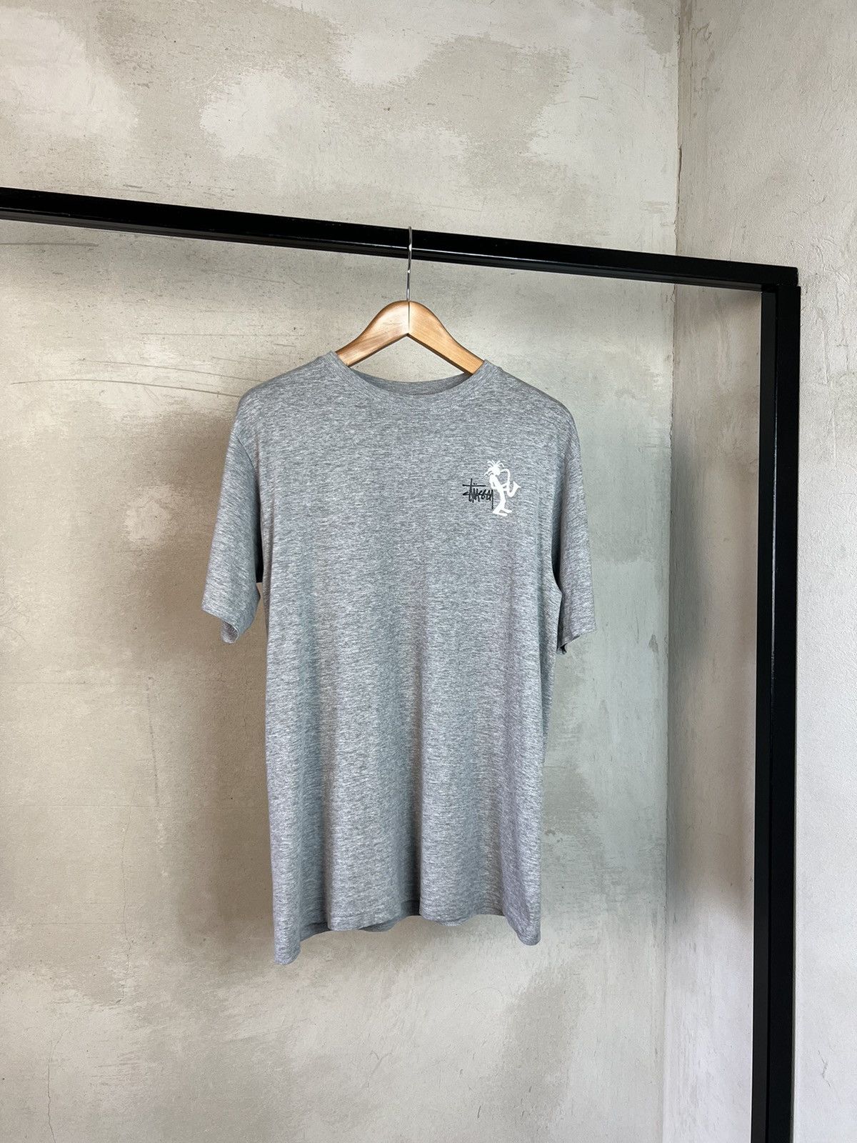 Stussy × Vintage •Free shipping• Vintage Stussy t-shirt 90s stickman Jazz L Size US L / EU 52-54 / 3 - 4 Thumbnail