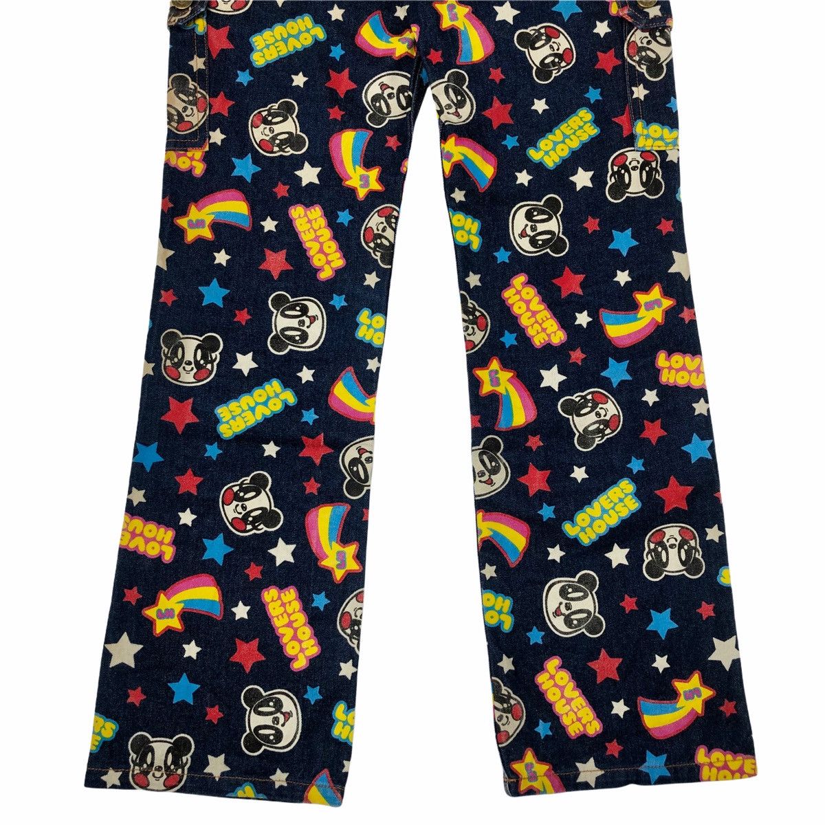 Hysteric Glamour 00s Lovers House Fullprinted Panda Denim Pants Size US 28 / EU 44 - 7 Thumbnail