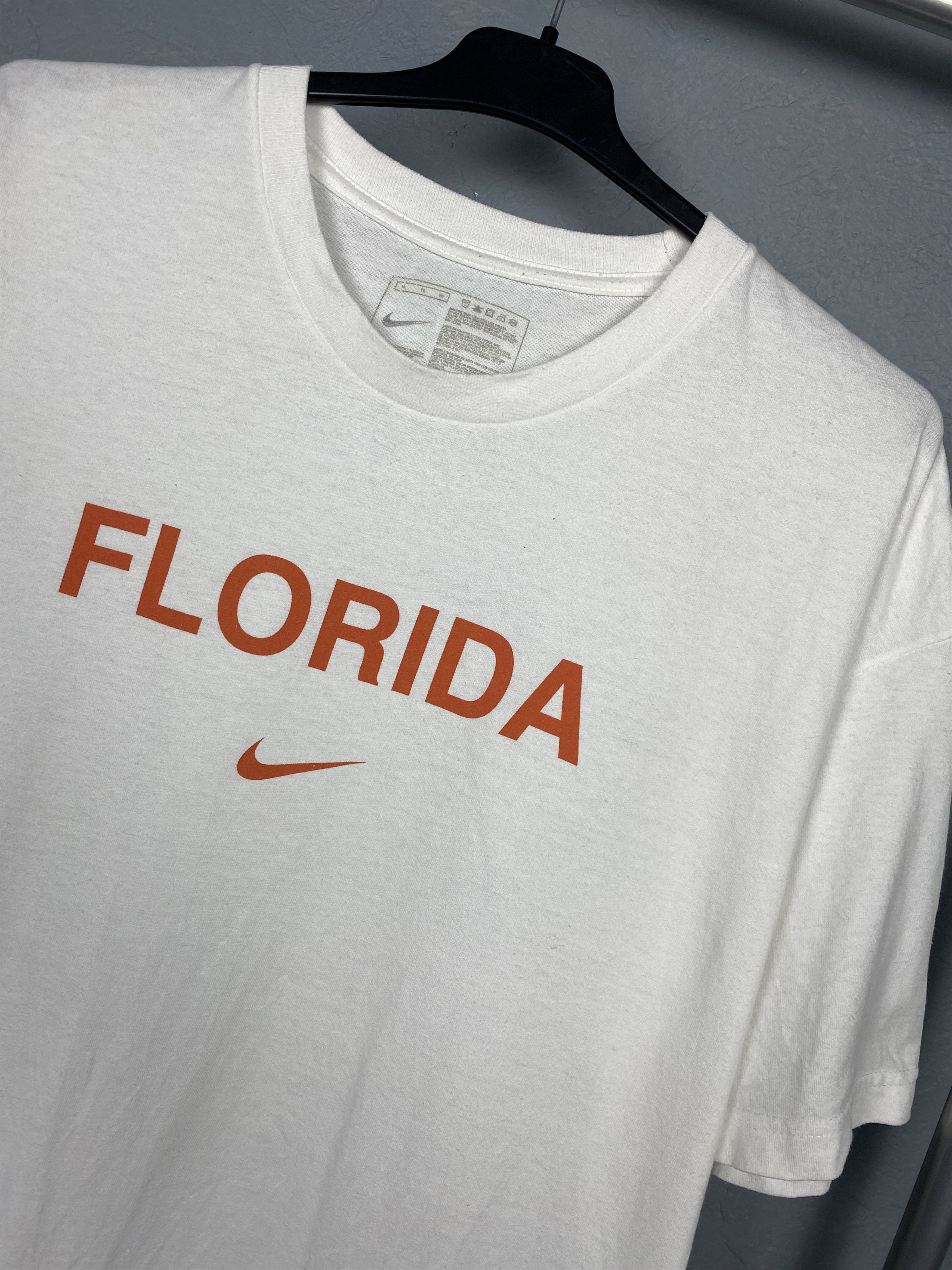 Nike × Vintage Nike Florida 90s Vintage Mens T-Shirt Tee Size US XL / EU 56 / 4 - 2 Thumbnail