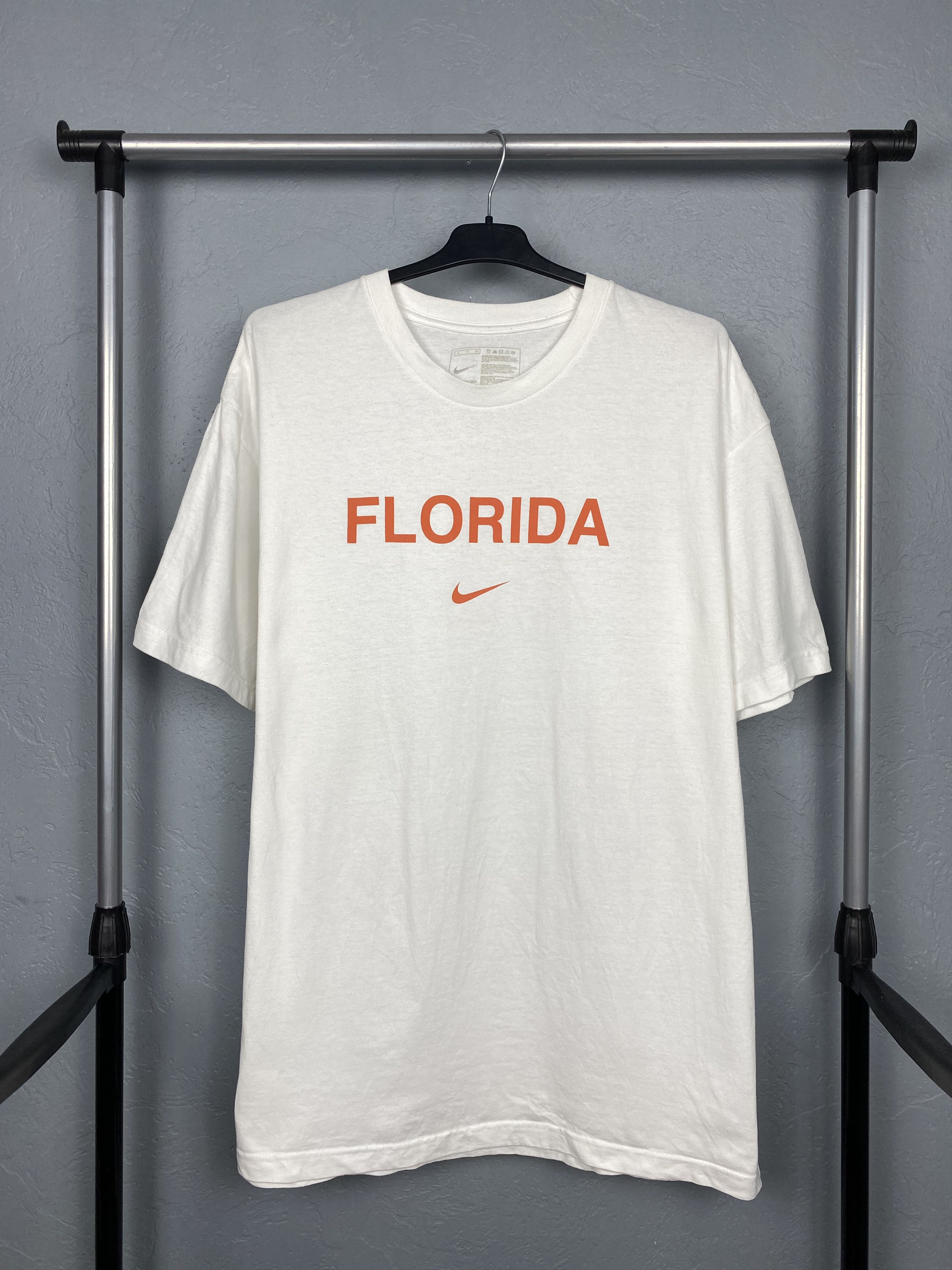 Nike × Vintage Nike Florida 90s Vintage Mens T-Shirt Tee Size US XL / EU 56 / 4 - 1 Thumbnail