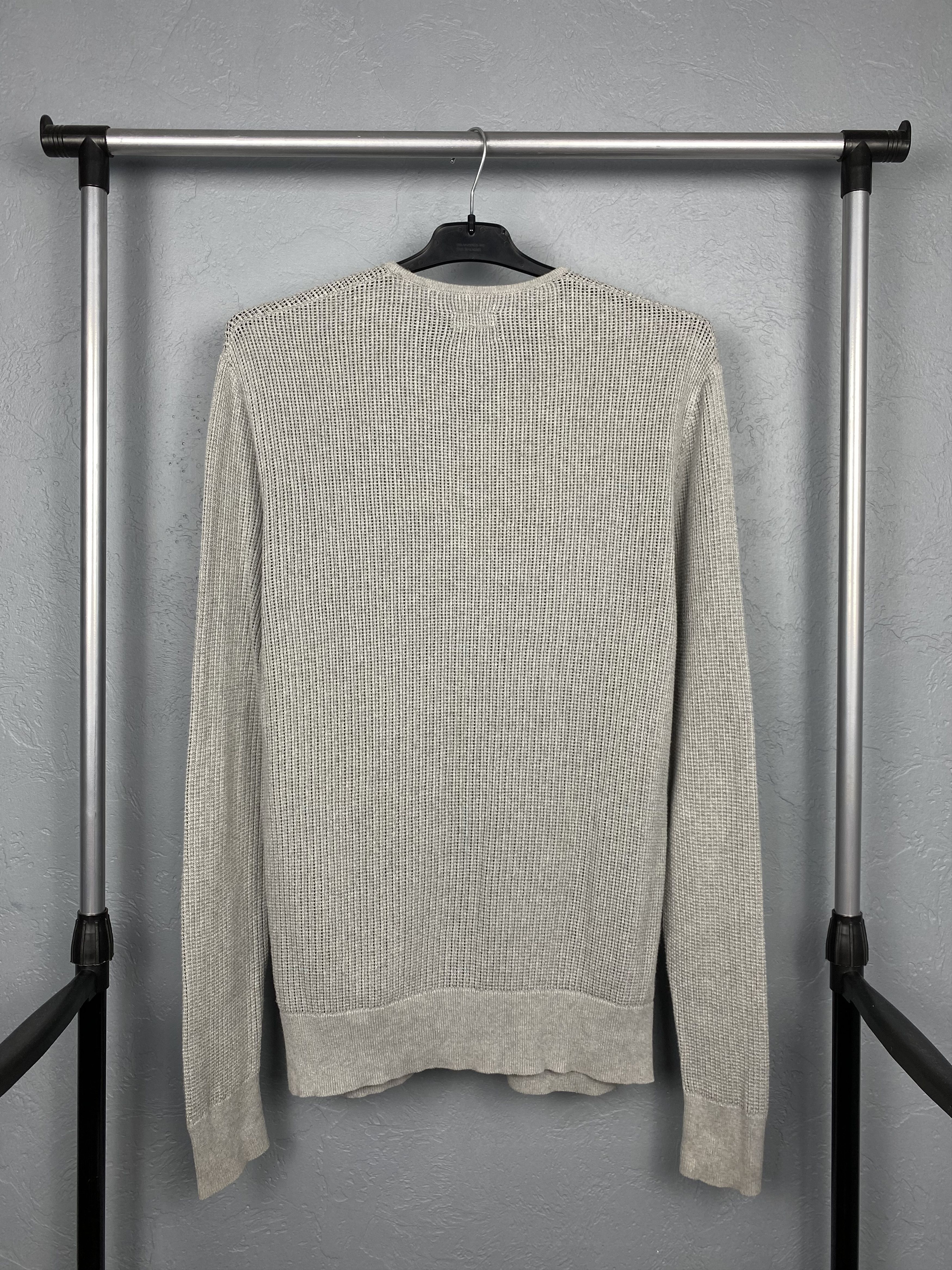 Allsaints Allsaints Mens Full Zip Mesh Knit Sweater Size US M / EU 48-50 / 2 - 6 Thumbnail