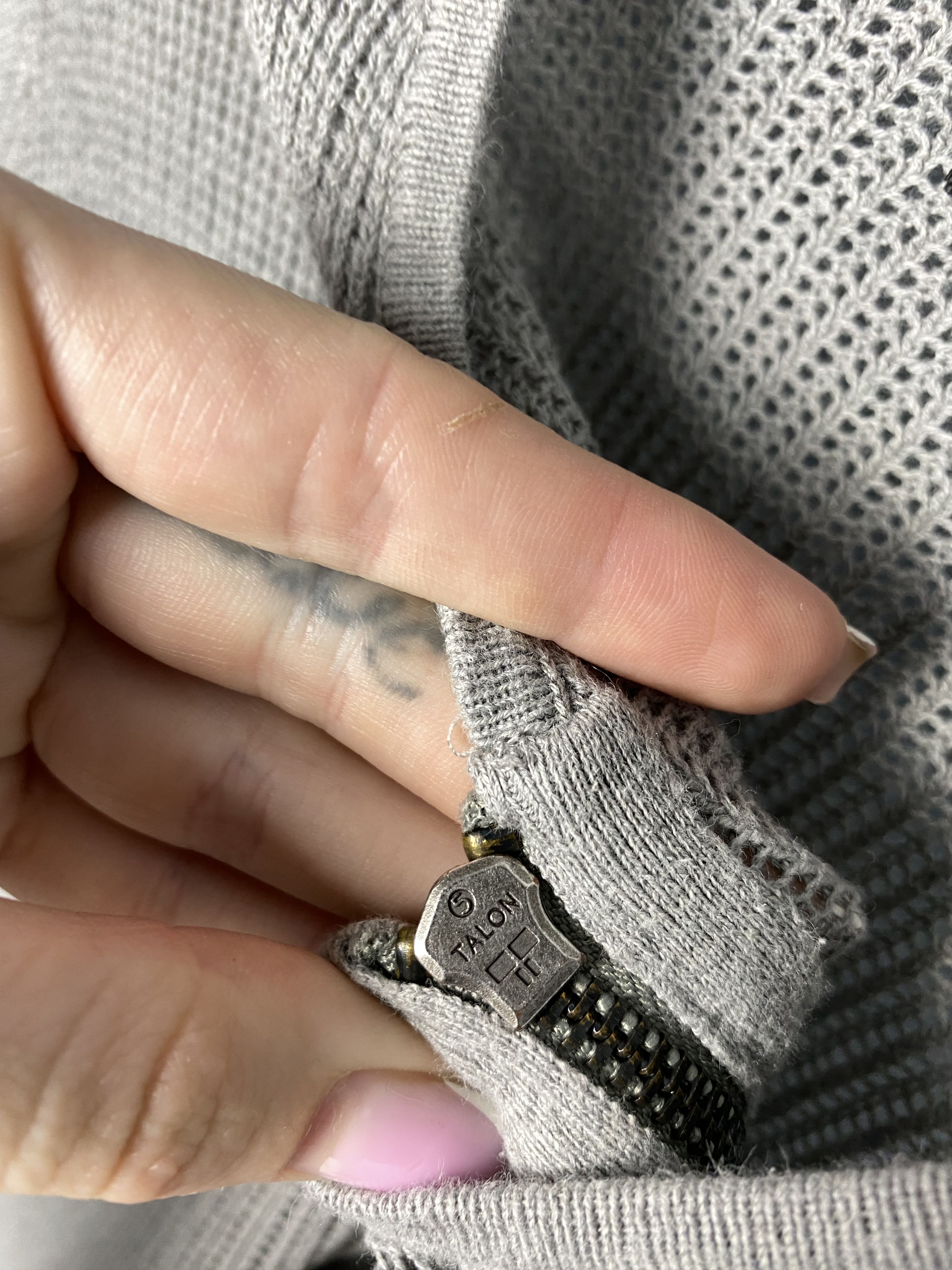 Allsaints Allsaints Mens Full Zip Mesh Knit Sweater Size US M / EU 48-50 / 2 - 3 Thumbnail