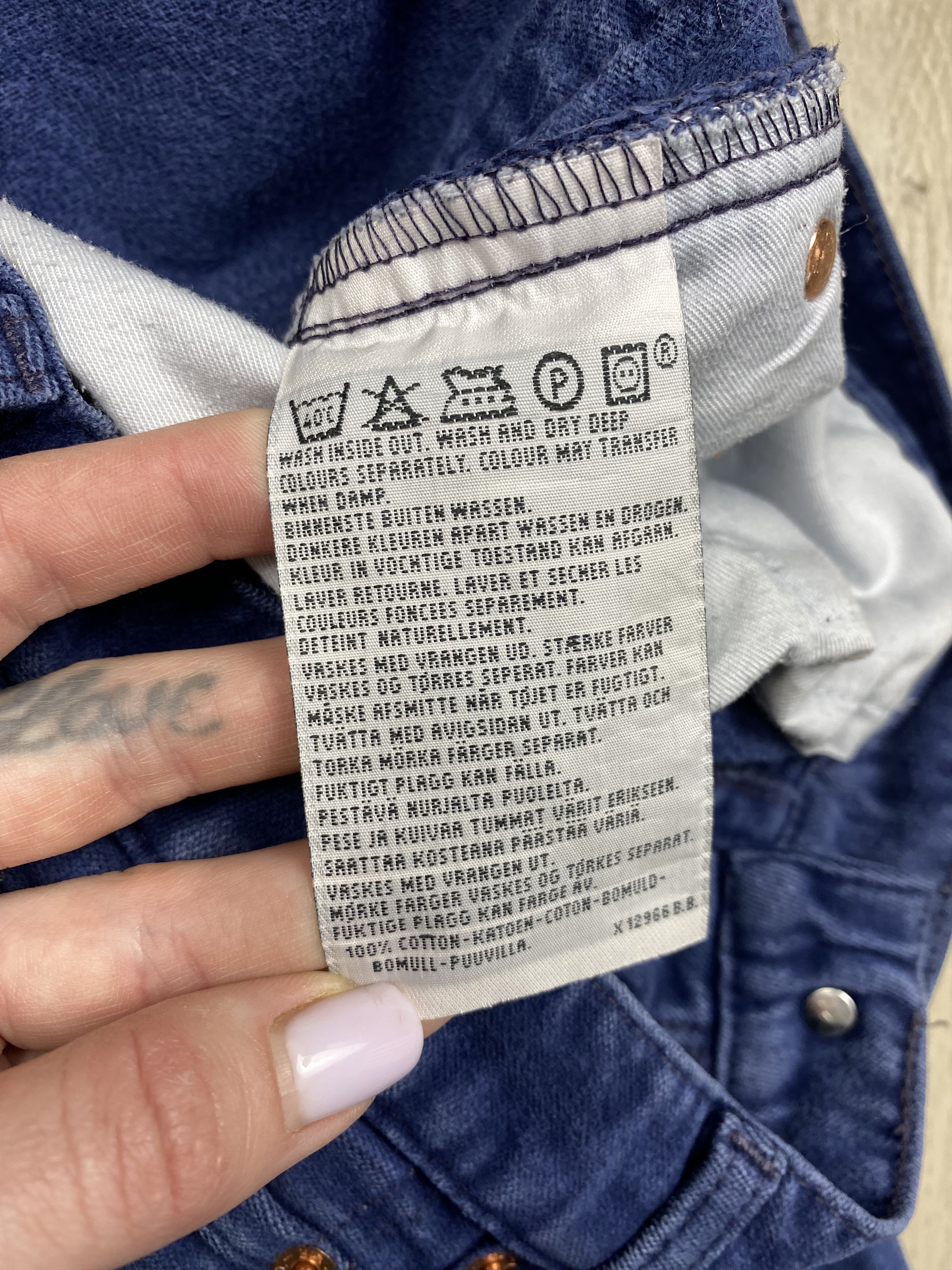 Levi's Levi's 551 Vintage Velor Denim Pants White Tab Jeans Size US 32 / EU 48 - 10 Thumbnail