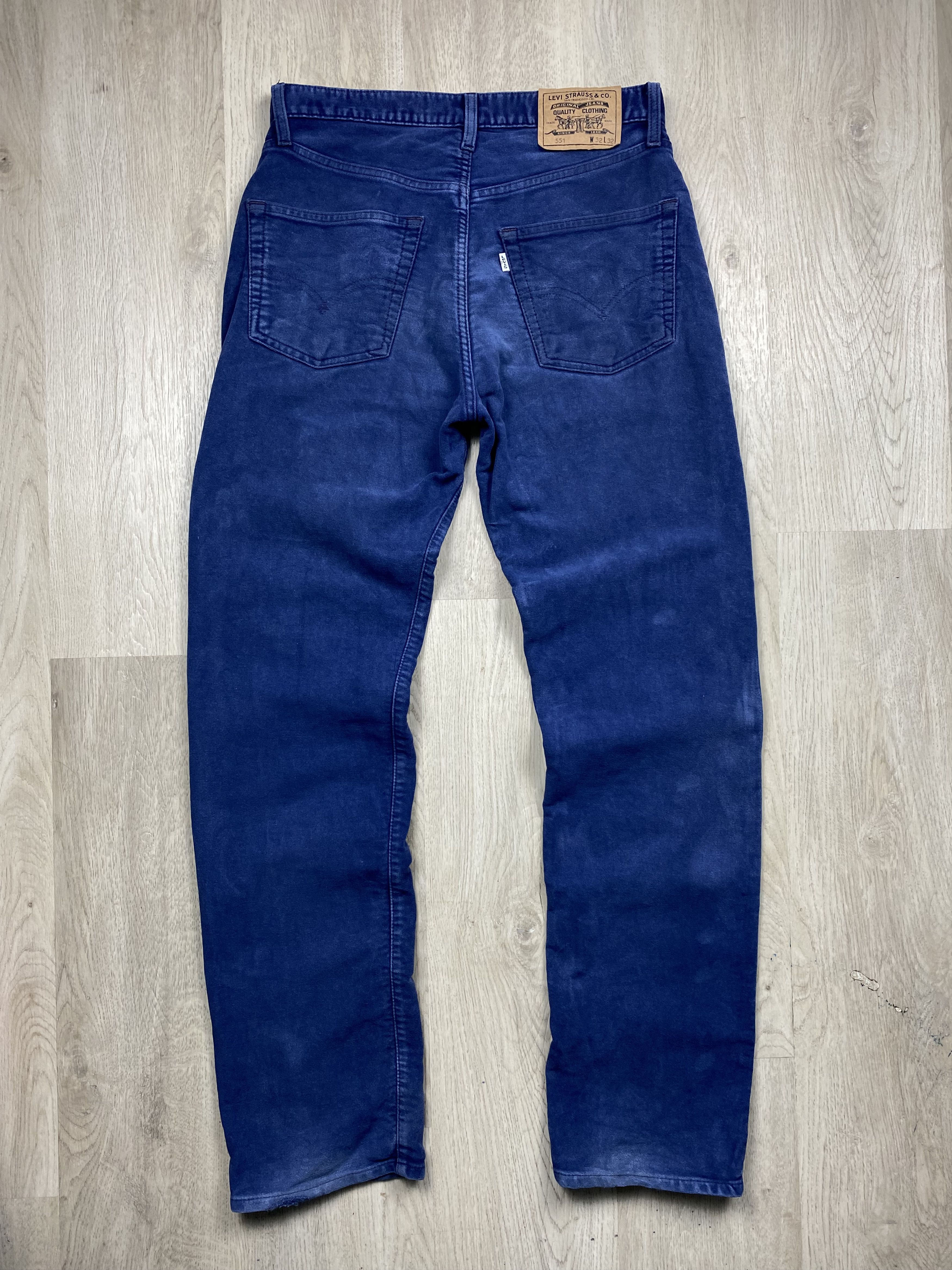 Levi's Levi's 551 Vintage Velor Denim Pants White Tab Jeans Size US 32 / EU 48 - 1 Thumbnail