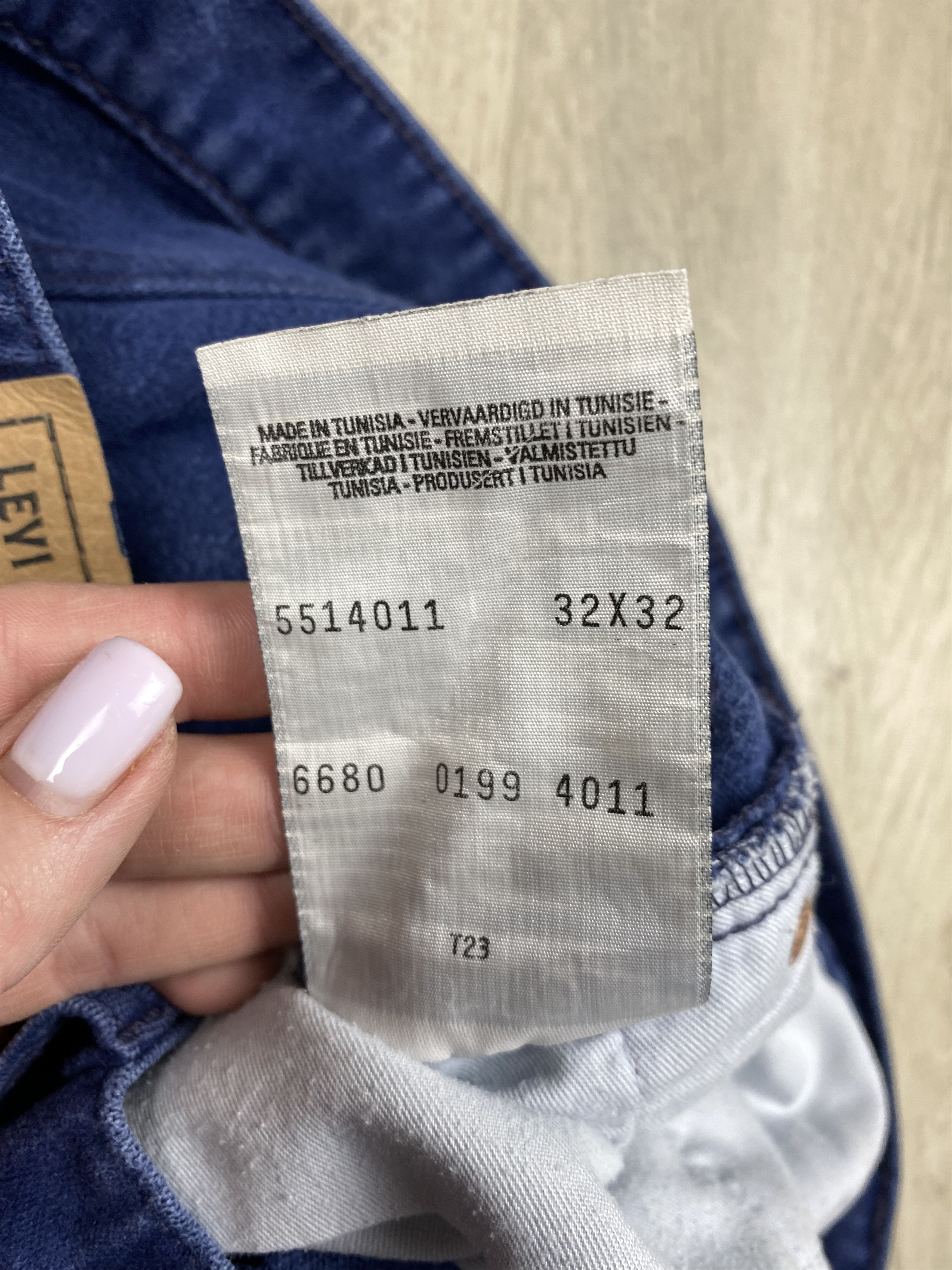 Levi's Levi's 551 Vintage Velor Denim Pants White Tab Jeans Size US 32 / EU 48 - 11 Thumbnail