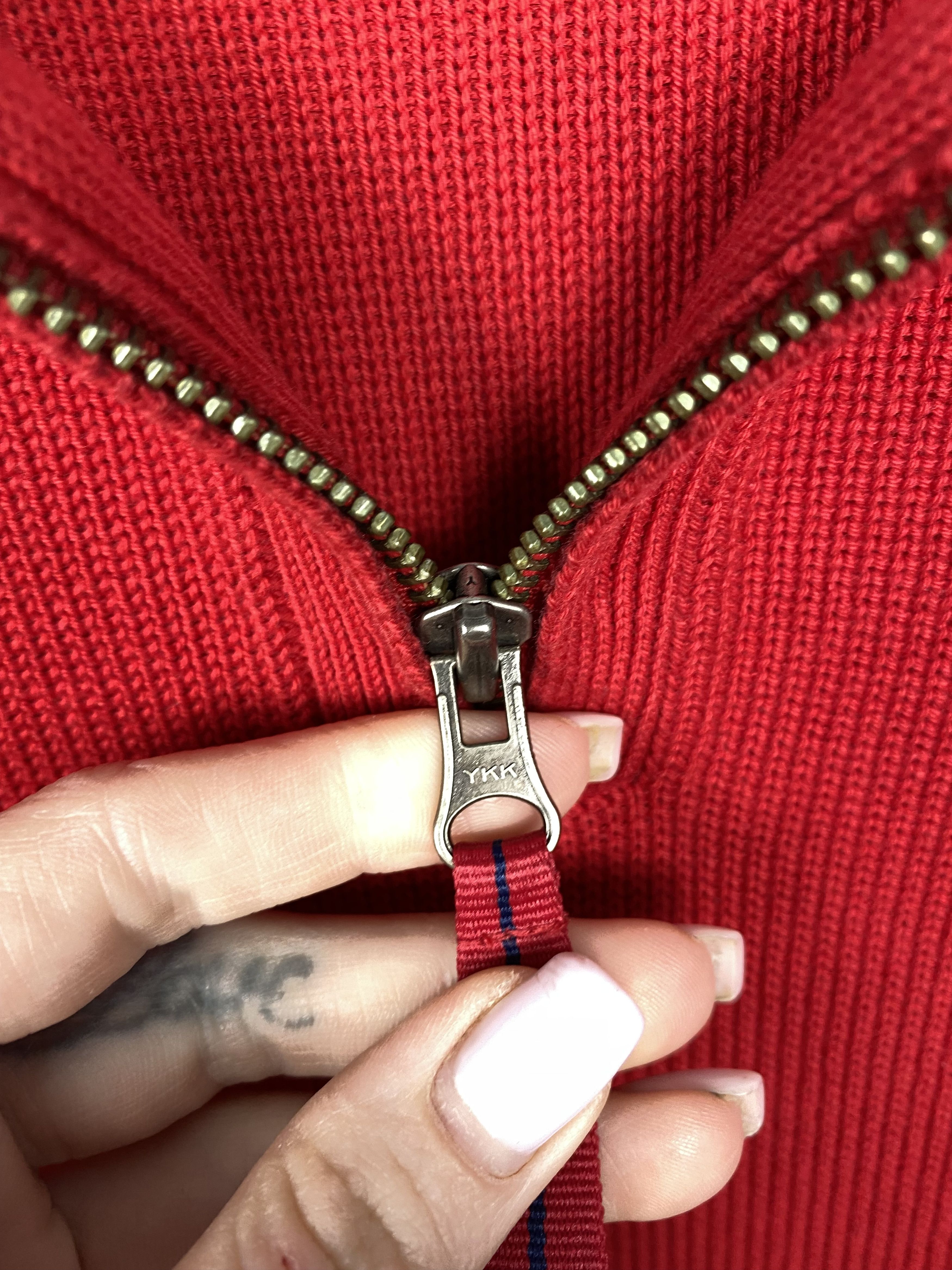 Polo Ralph Lauren × Ralph Lauren × Vintage Polo Ralph Lauren Vintage Mens 1\4 Quarter Zip Sweater Size US M / EU 48-50 / 2 - 5 Thumbnail