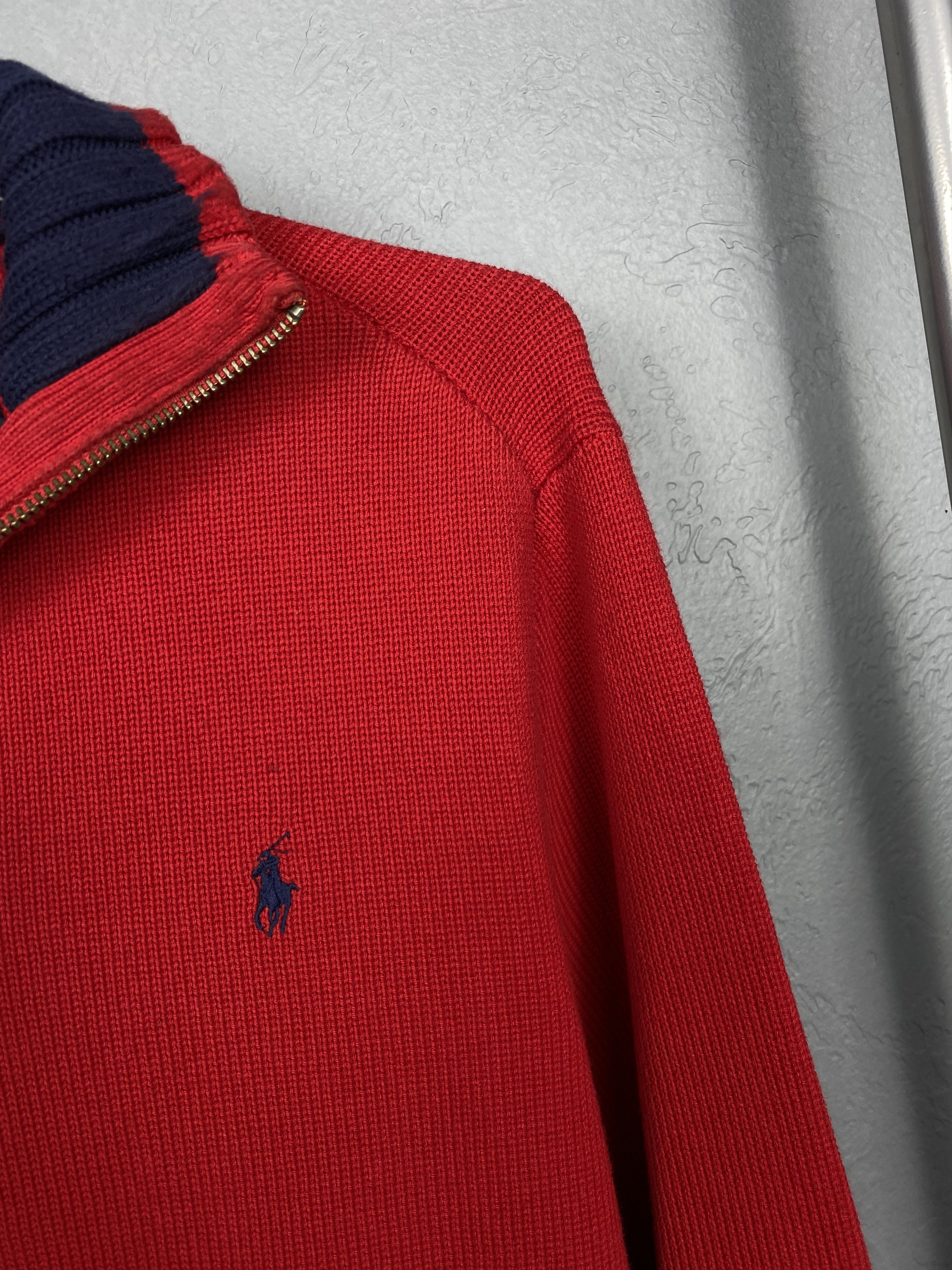 Polo Ralph Lauren × Ralph Lauren × Vintage Polo Ralph Lauren Vintage Mens 1\4 Quarter Zip Sweater Size US M / EU 48-50 / 2 - 3 Thumbnail