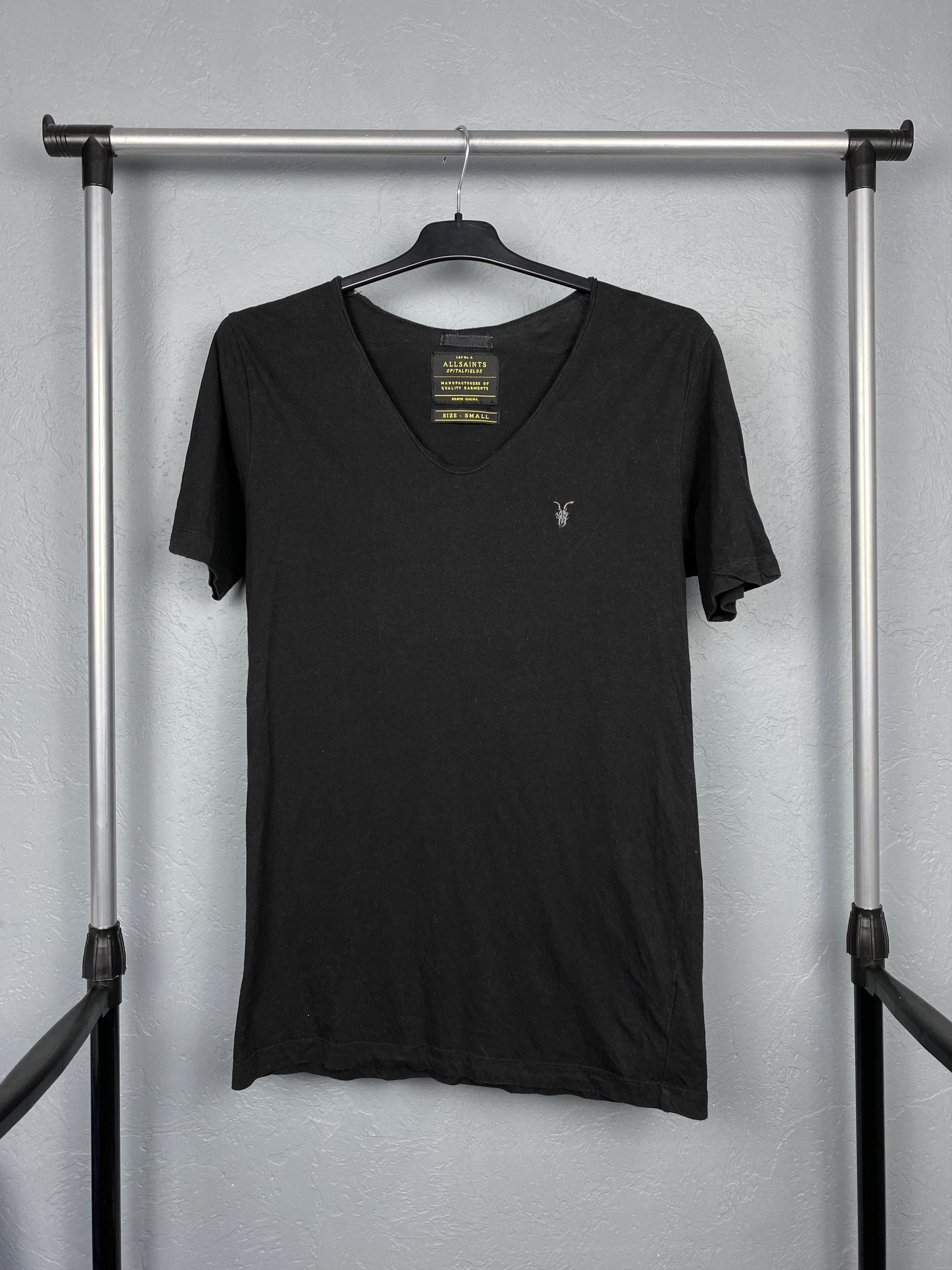 Allsaints AllSaints Tonic Scoop Mens V-Neck T-Shirt Tee Size US S / EU 44-46 / 1 - 1 Thumbnail