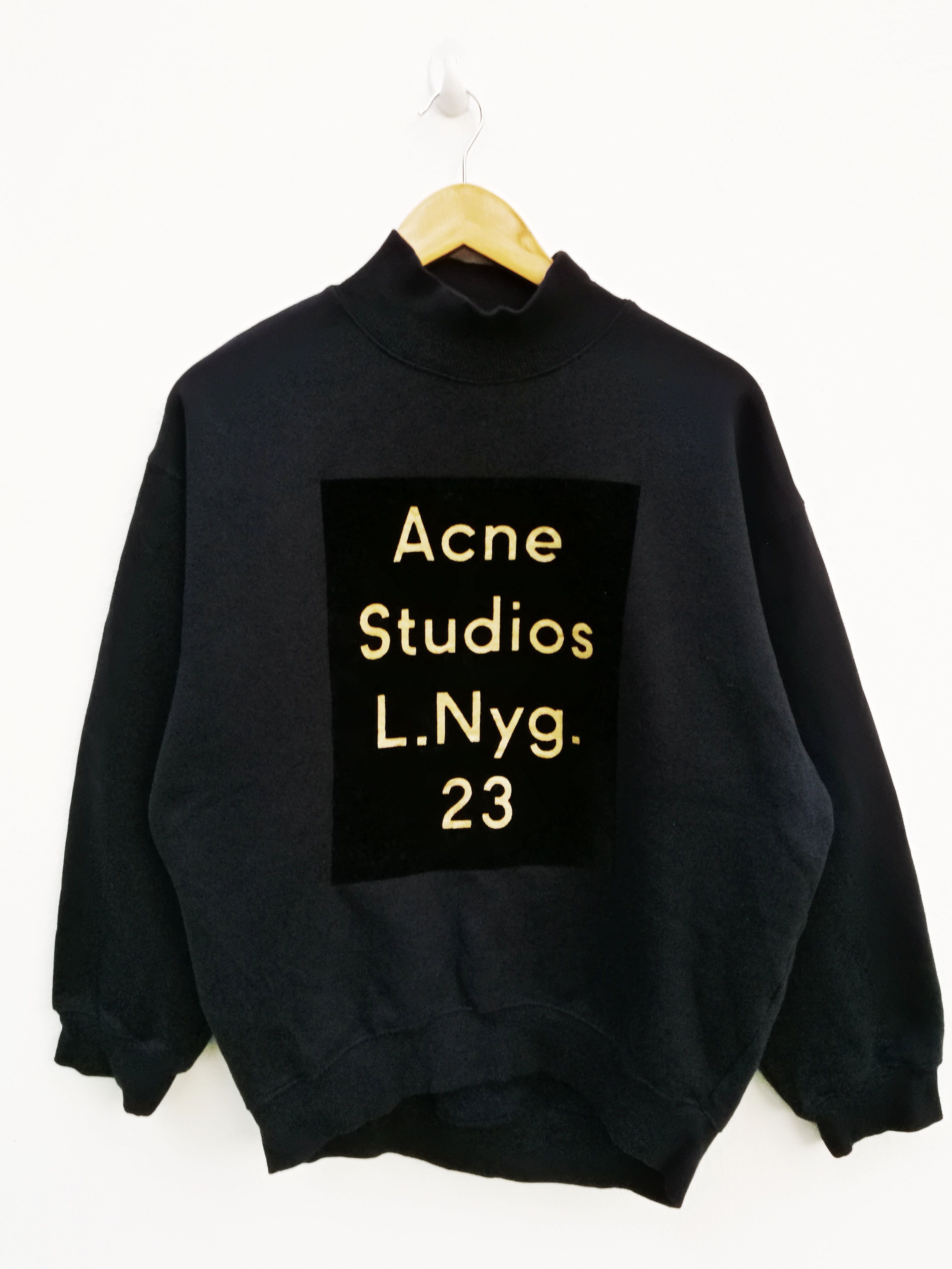 Acne Studios No offer/Beta flock paw14 acne studios crewneck