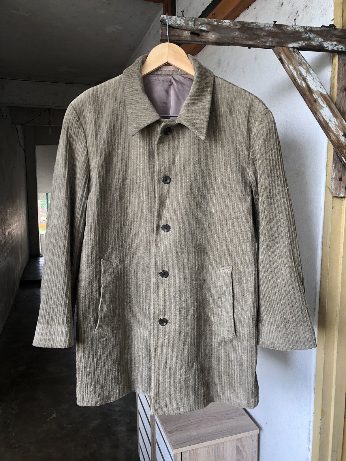 Issey Miyake Vintage Tete Homme Issey Miyake Corduroy Blazer Jacket Size US XL / EU 56 / 4 - 3 Thumbnail