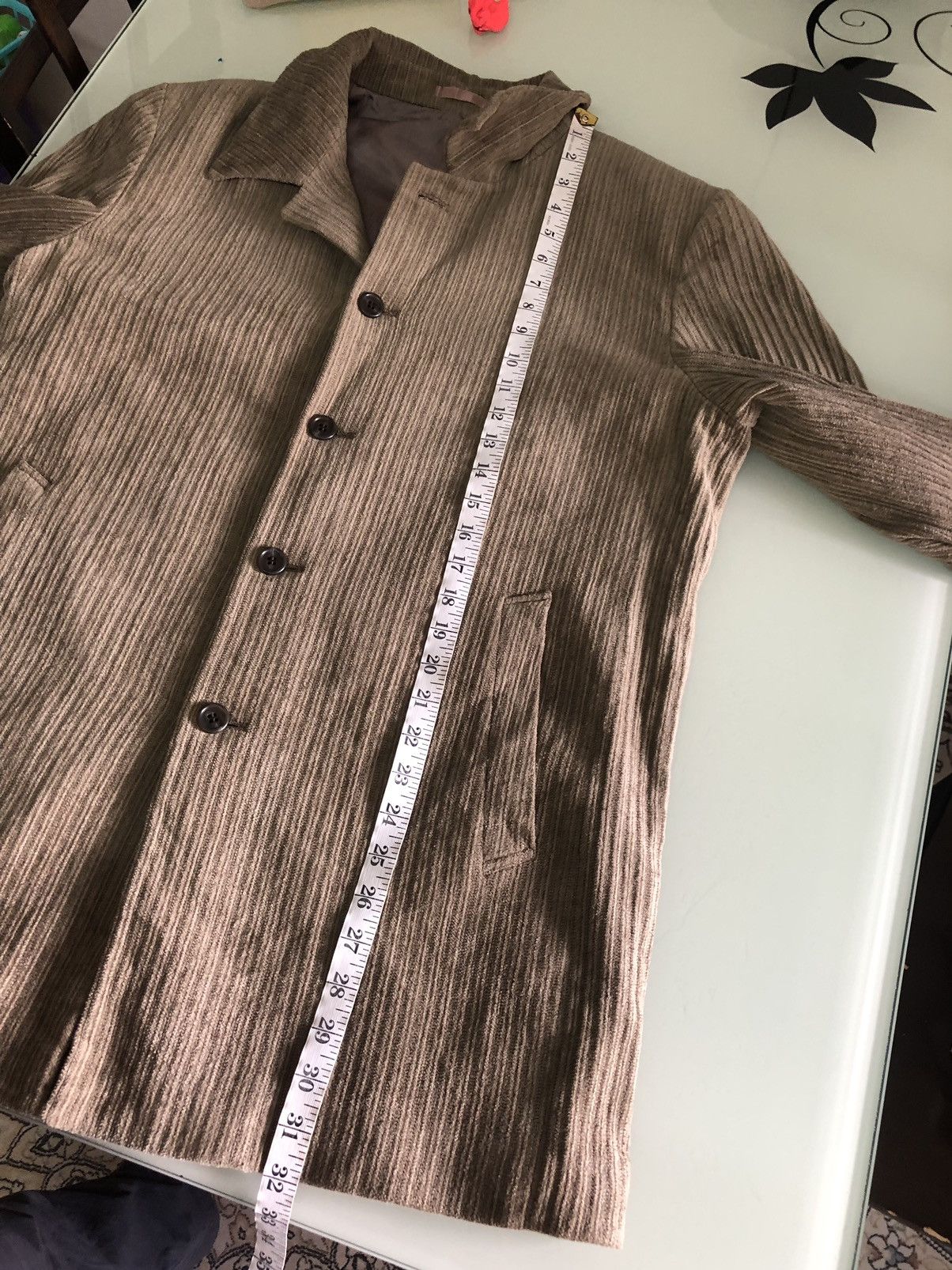 Issey Miyake Vintage Tete Homme Issey Miyake Corduroy Blazer Jacket Size US XL / EU 56 / 4 - 19 Thumbnail