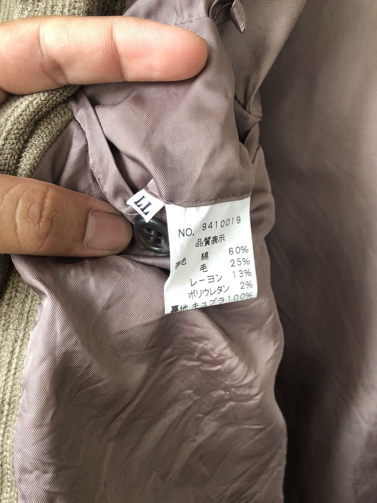 Issey Miyake Vintage Tete Homme Issey Miyake Corduroy Blazer Jacket Size US XL / EU 56 / 4 - 15 Thumbnail